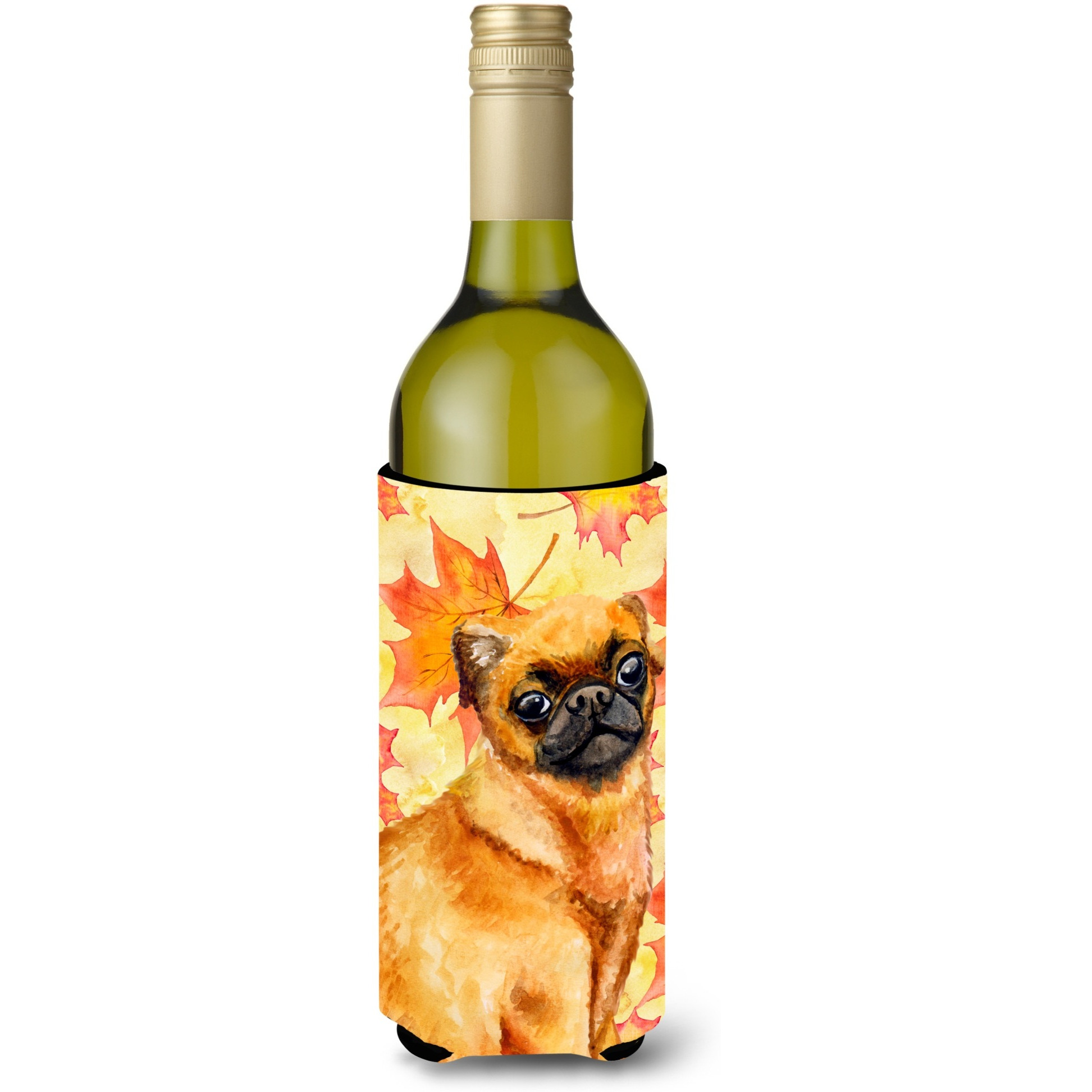 &quotCaroline's Treasures Small Brabant Griffon Fall Decorative Bottle Hugger, 750ml, Multicolor"