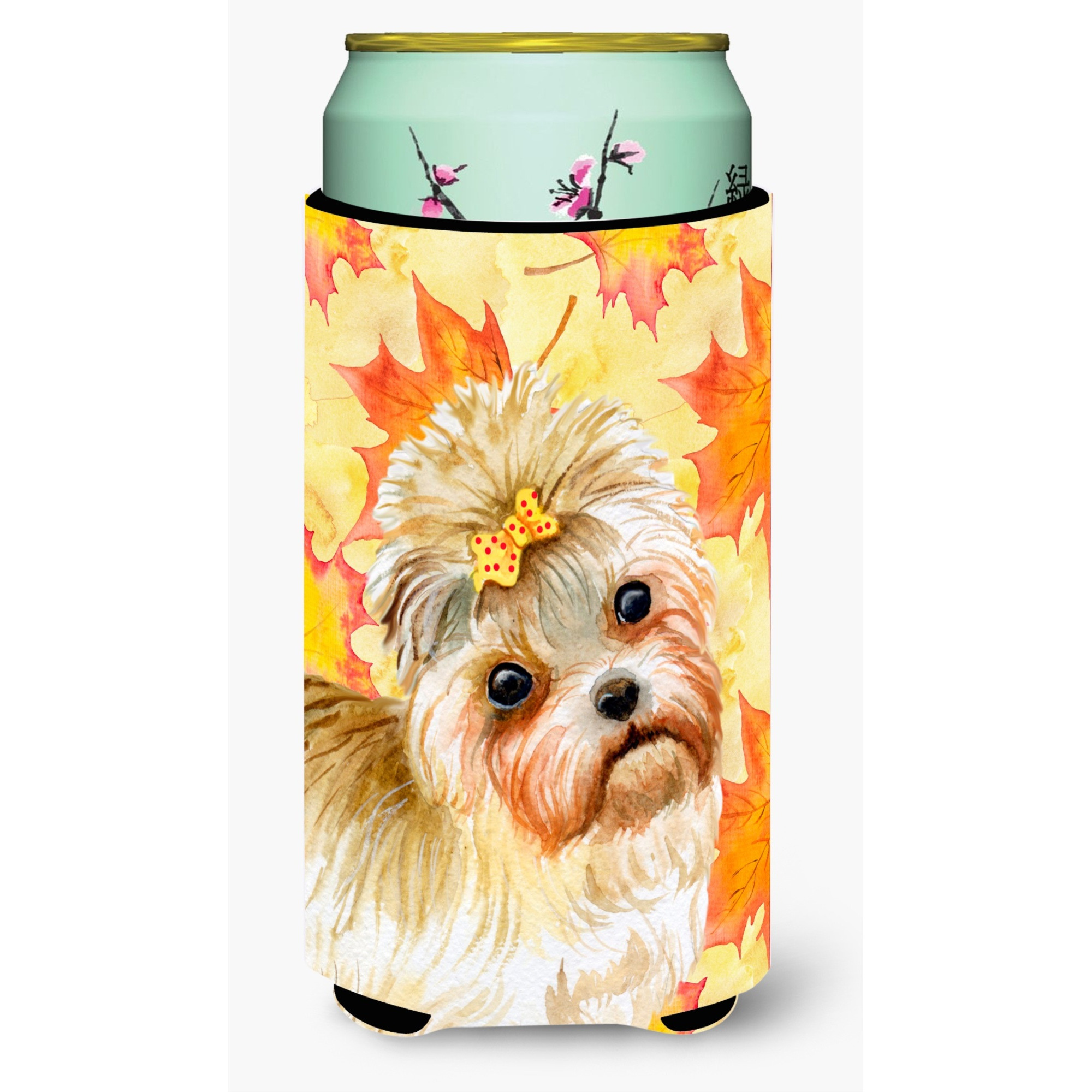&quotCaroline's Treasures Morkie Fall Decorative Can Hugger, Tall Boy, Multicolor"