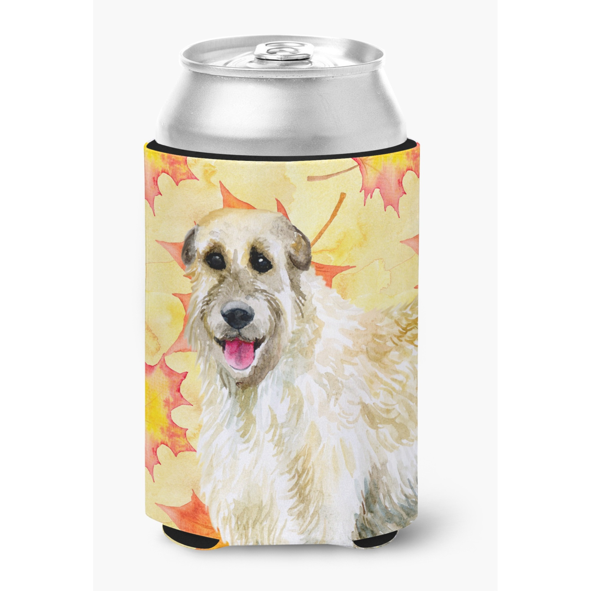 &quotCaroline's Treasures Irish Wolfhound Fall Decorative Can Hugger, Multicolor"