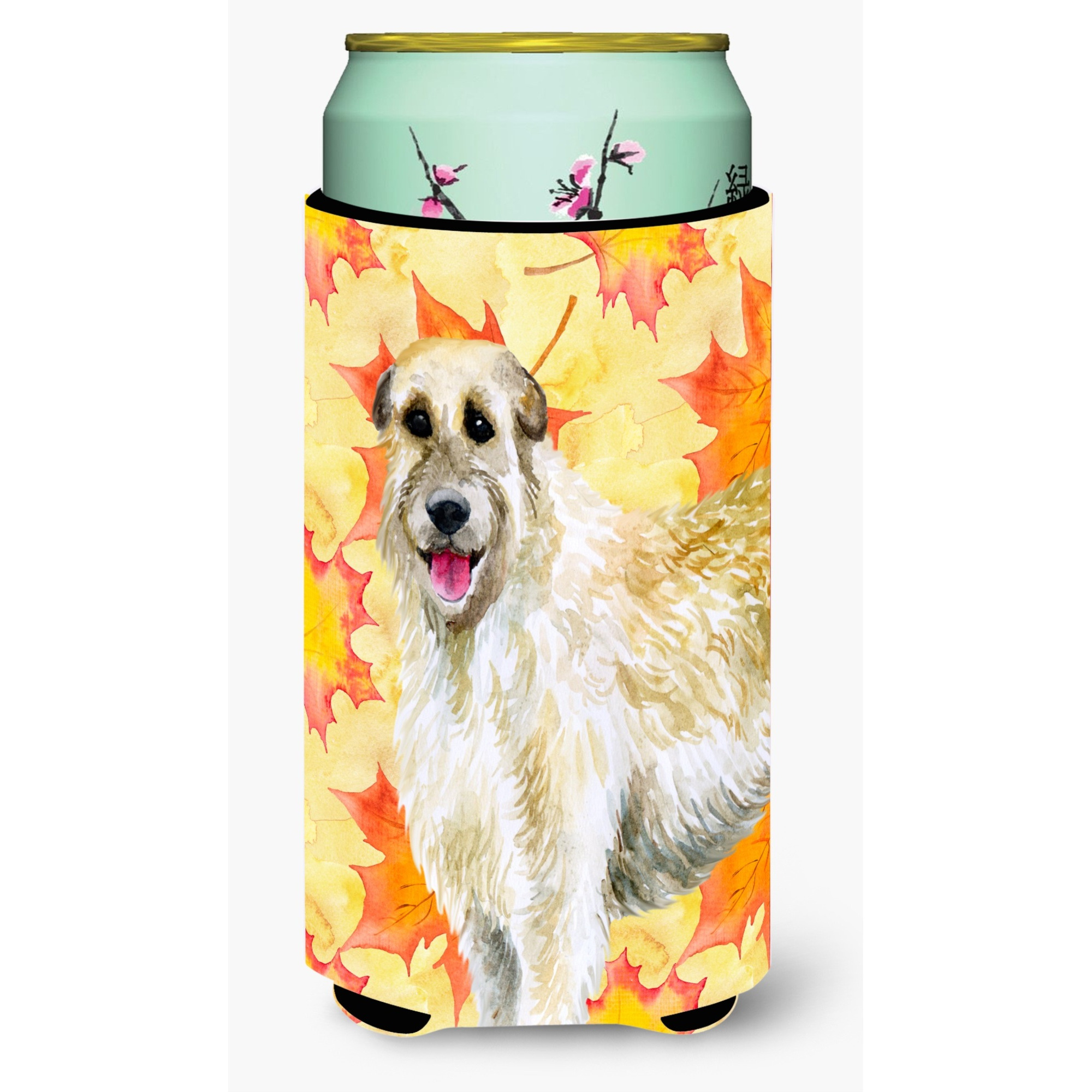 &quotCaroline's Treasures Irish Wolfhound Fall Decorative Can Hugger, Tall Boy, Multicolor"