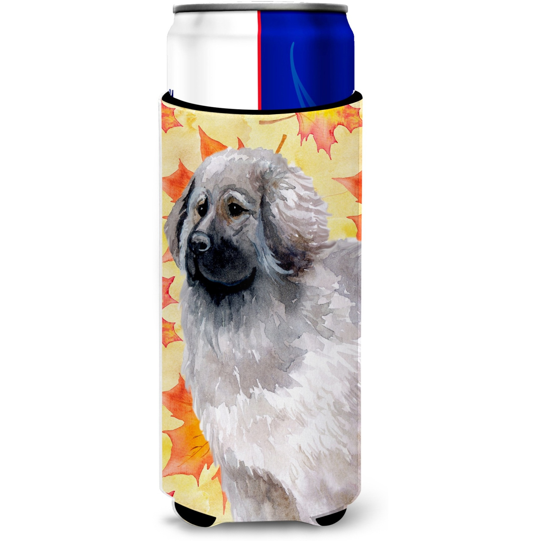 &quotCaroline's Treasures Moscow Watchdog Fall Decorative Can Hugger, Slim, Multicolor"