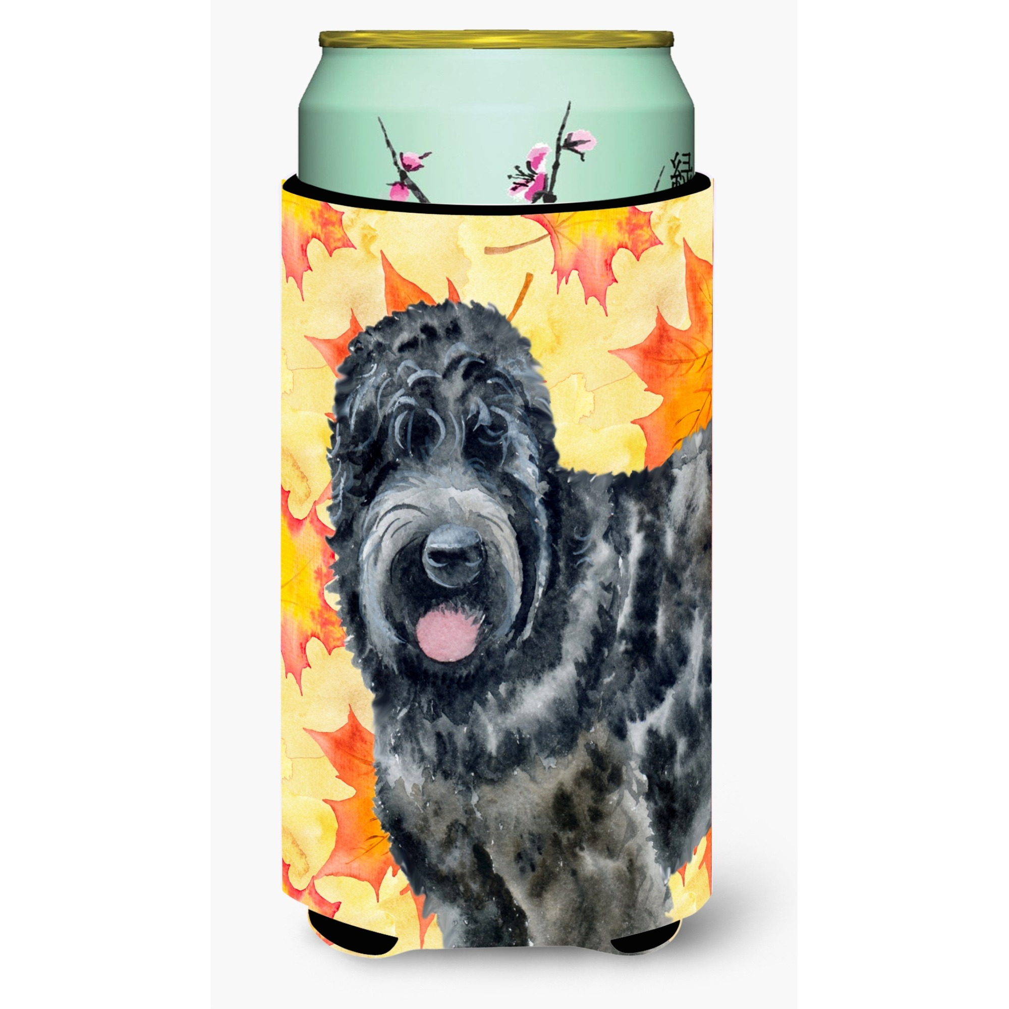 &quotCaroline's Treasures Black Russian Terrier Fall Decorative Can Hugger, Tall Boy, Multicolor"