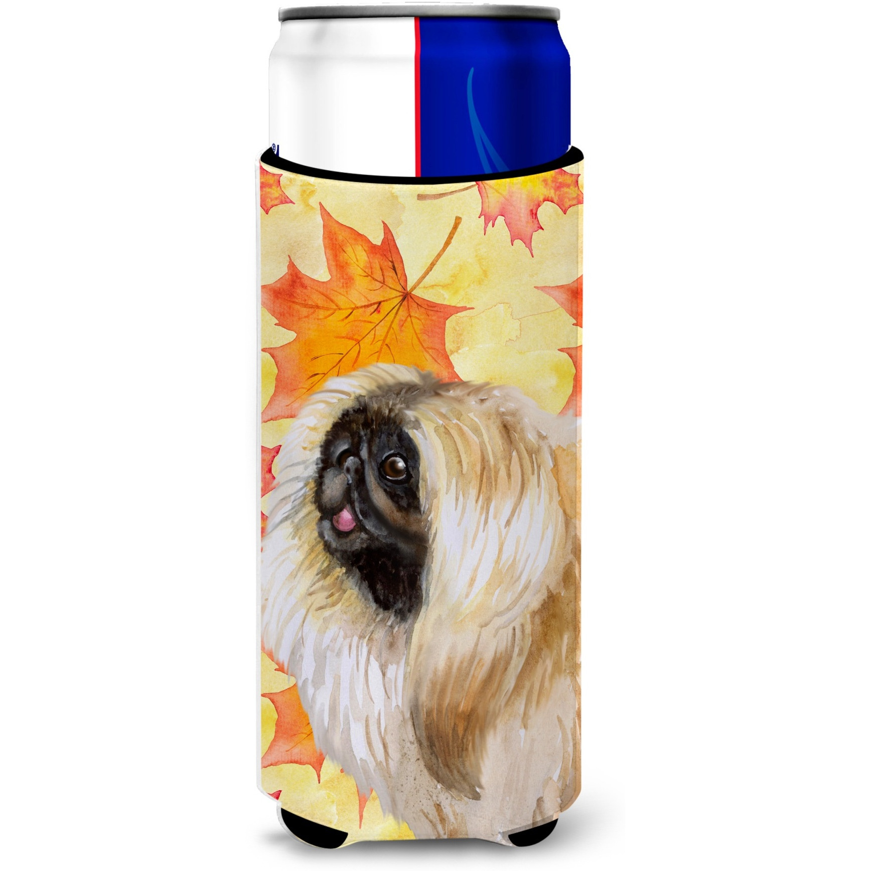 &quotCaroline's Treasures Pekingese Fall Decorative Can Hugger, Slim, Multicolor"