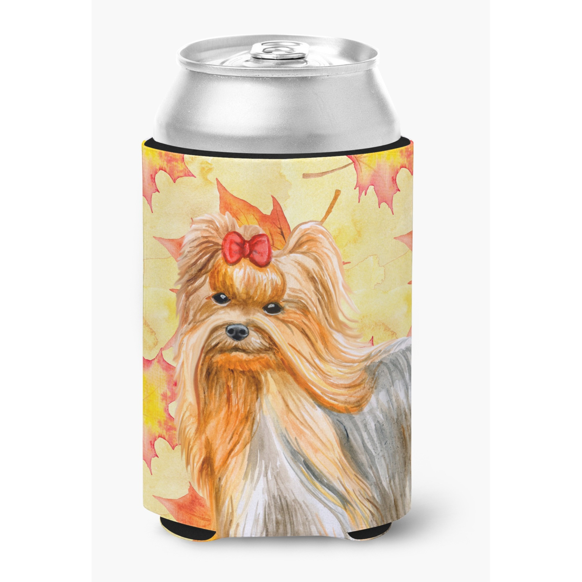 &quotCaroline's Treasures Yorkshire Terrier Fall Decorative Can Hugger, Multicolor"