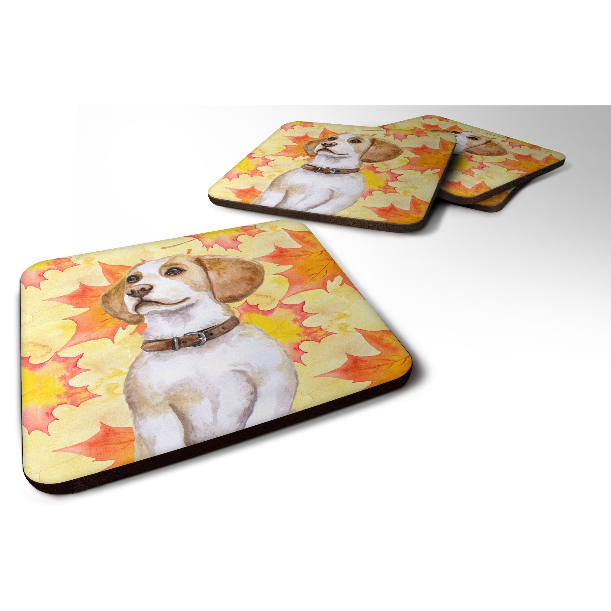 &quotCaroline's Treasures Beagle Fall Decorative coasters, Multicolor"