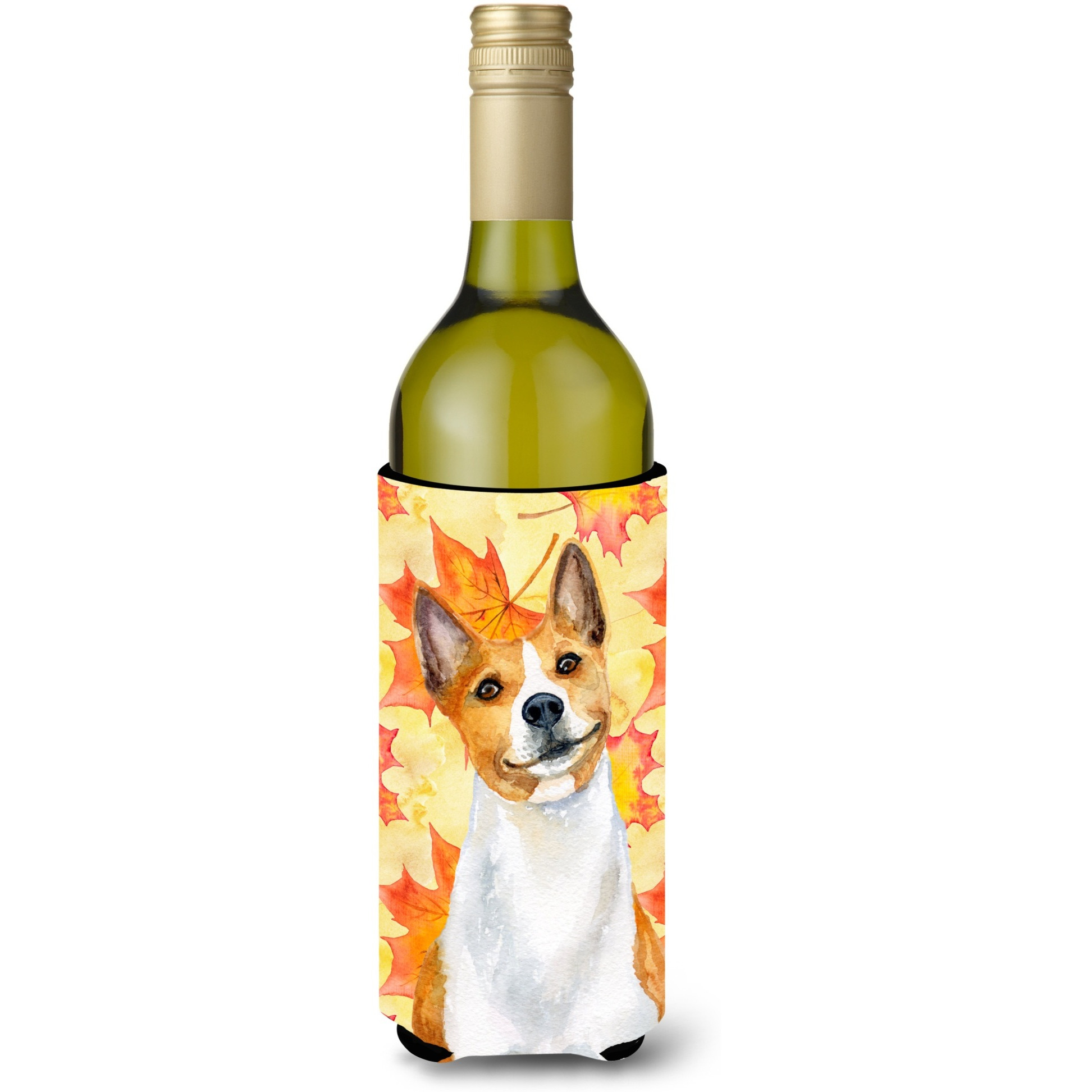 &quotCaroline's Treasures Basenji Fall Decorative Bottle Hugger, 750ml, Multicolor"
