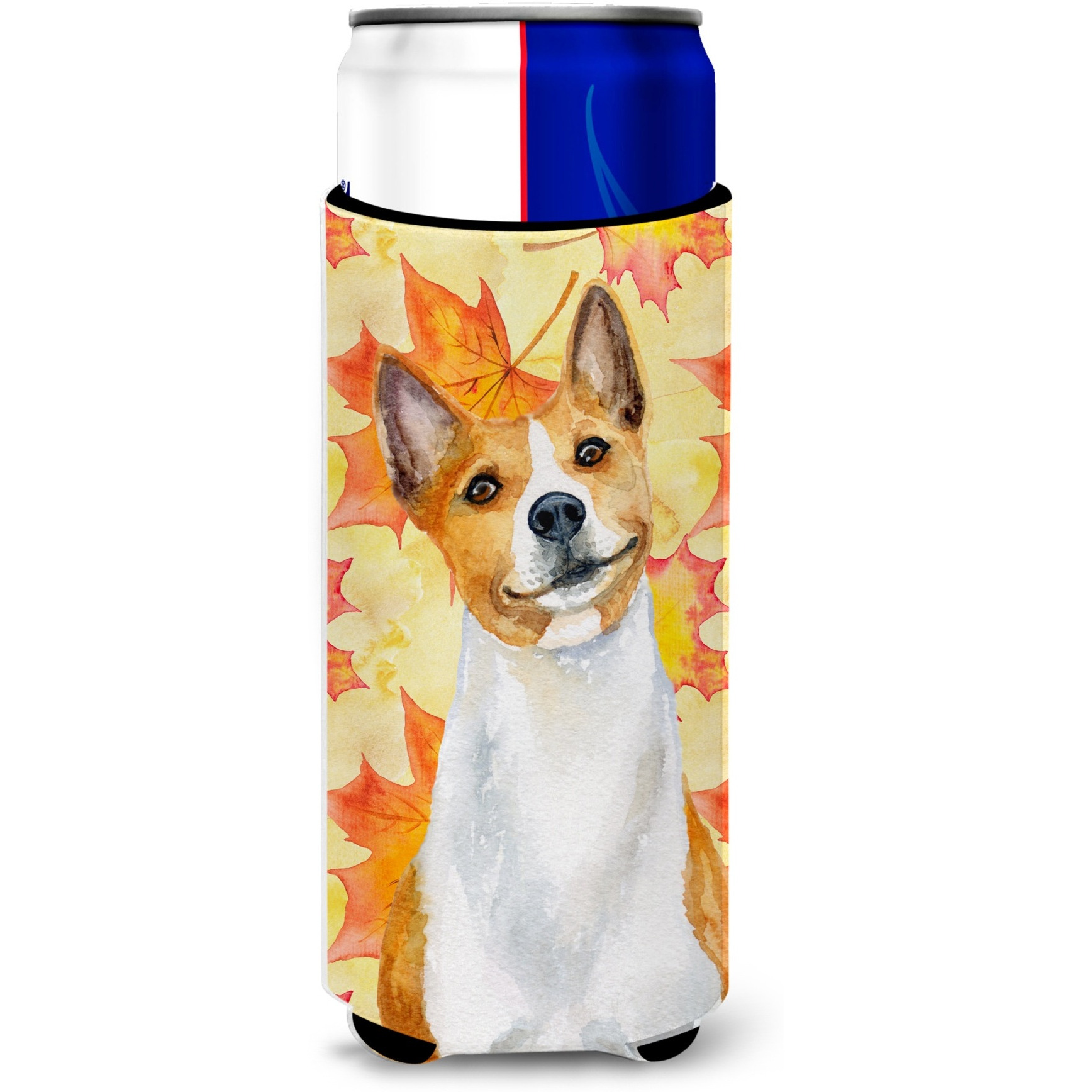 &quotCaroline's Treasures Basenji Fall Decorative Can Hugger, Slim, Multicolor"