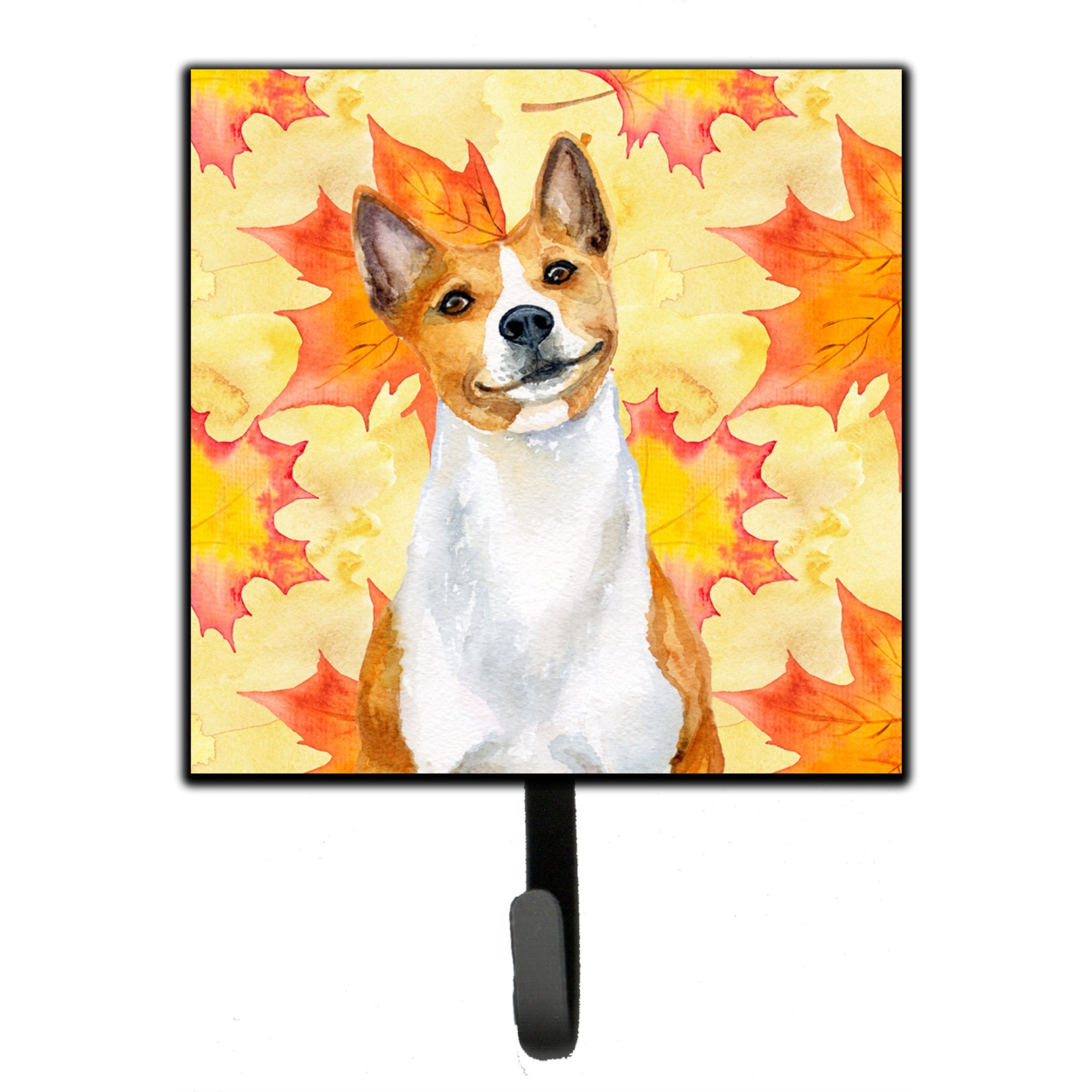 &quotCaroline's Treasures Basenji Fall Wall Hook, Small, Multicolor"