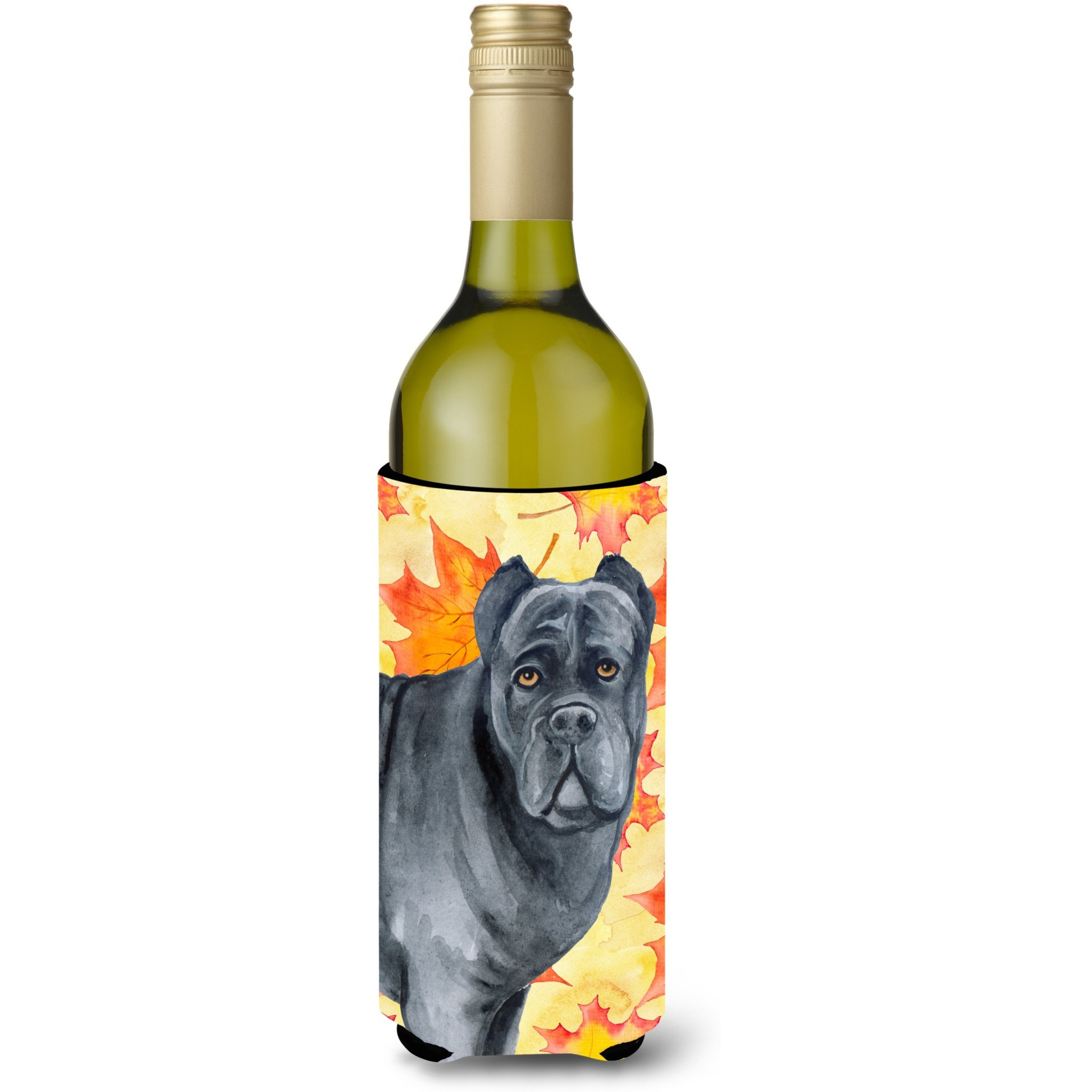 &quotCaroline's Treasures Cane Corso Fall Decorative Bottle Hugger, 750ml, Multicolor"