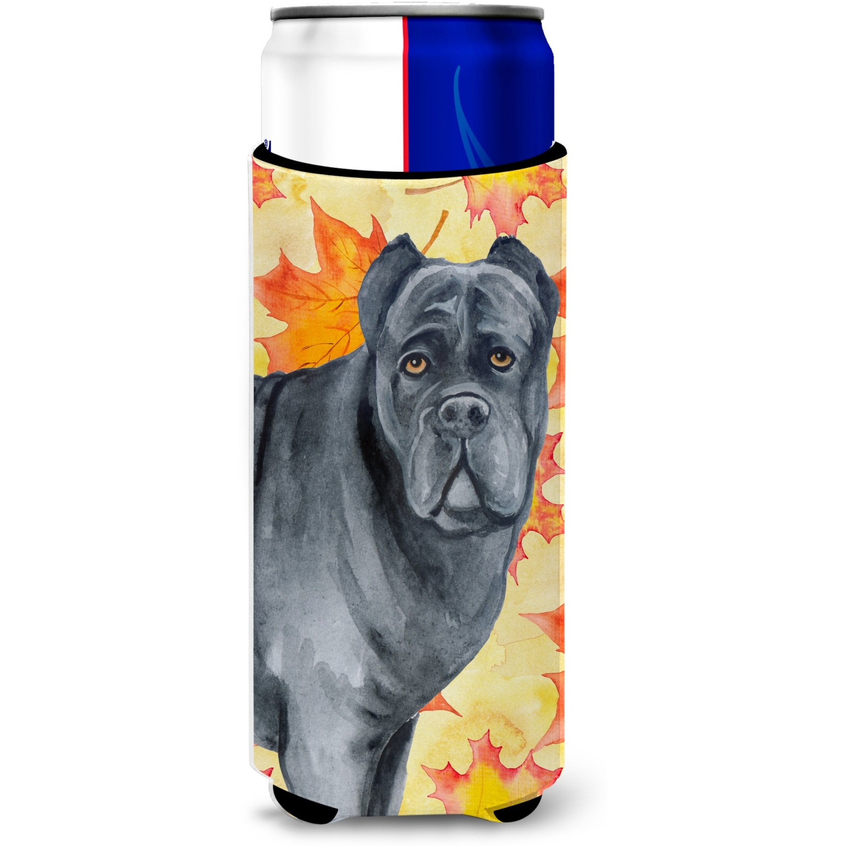 &quotCaroline's Treasures Cane Corso Fall Decorative Can Hugger, Slim, Multicolor"