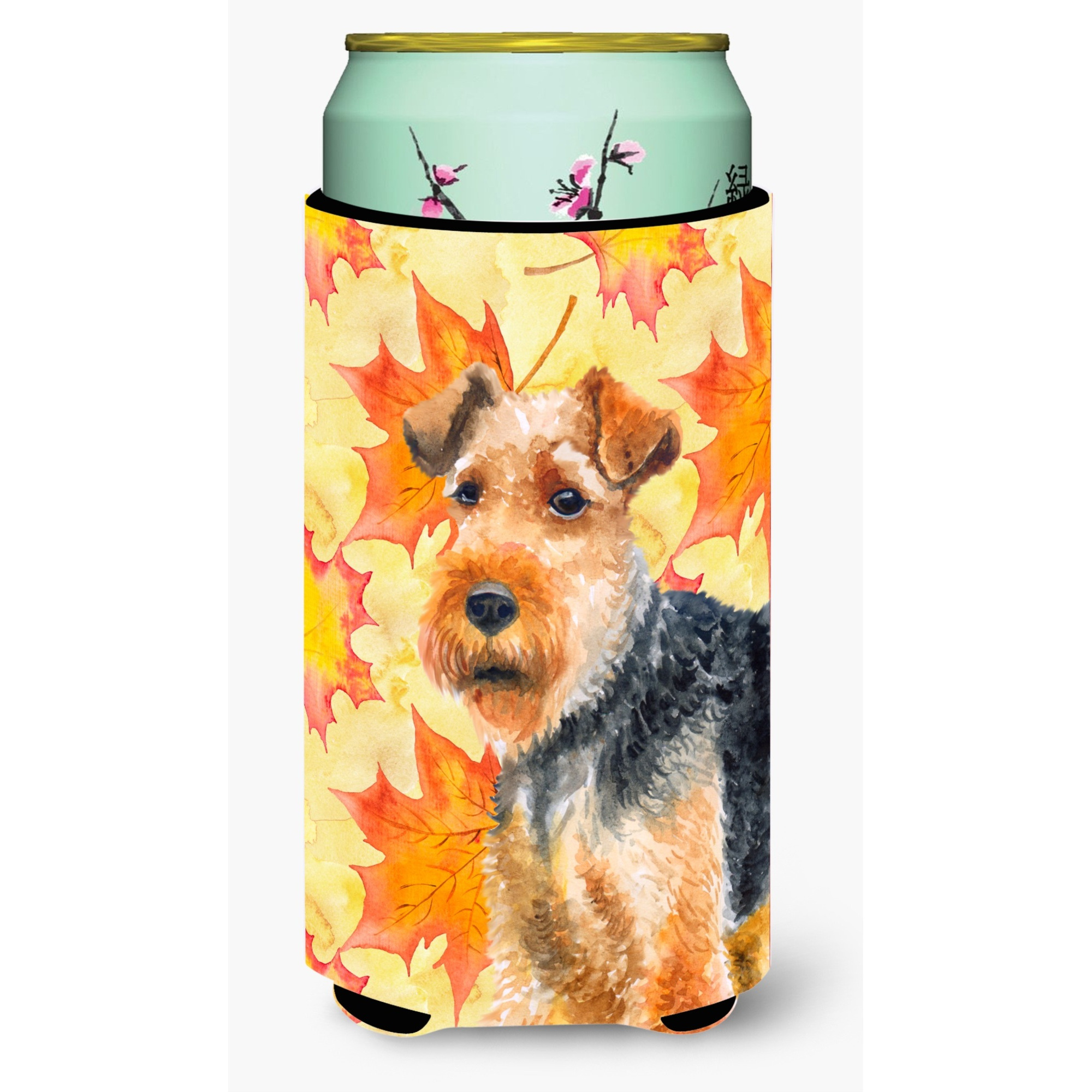&quotCaroline's Treasures Welsh Terrier Fall Decorative Can Hugger, Tall Boy, Multicolor"