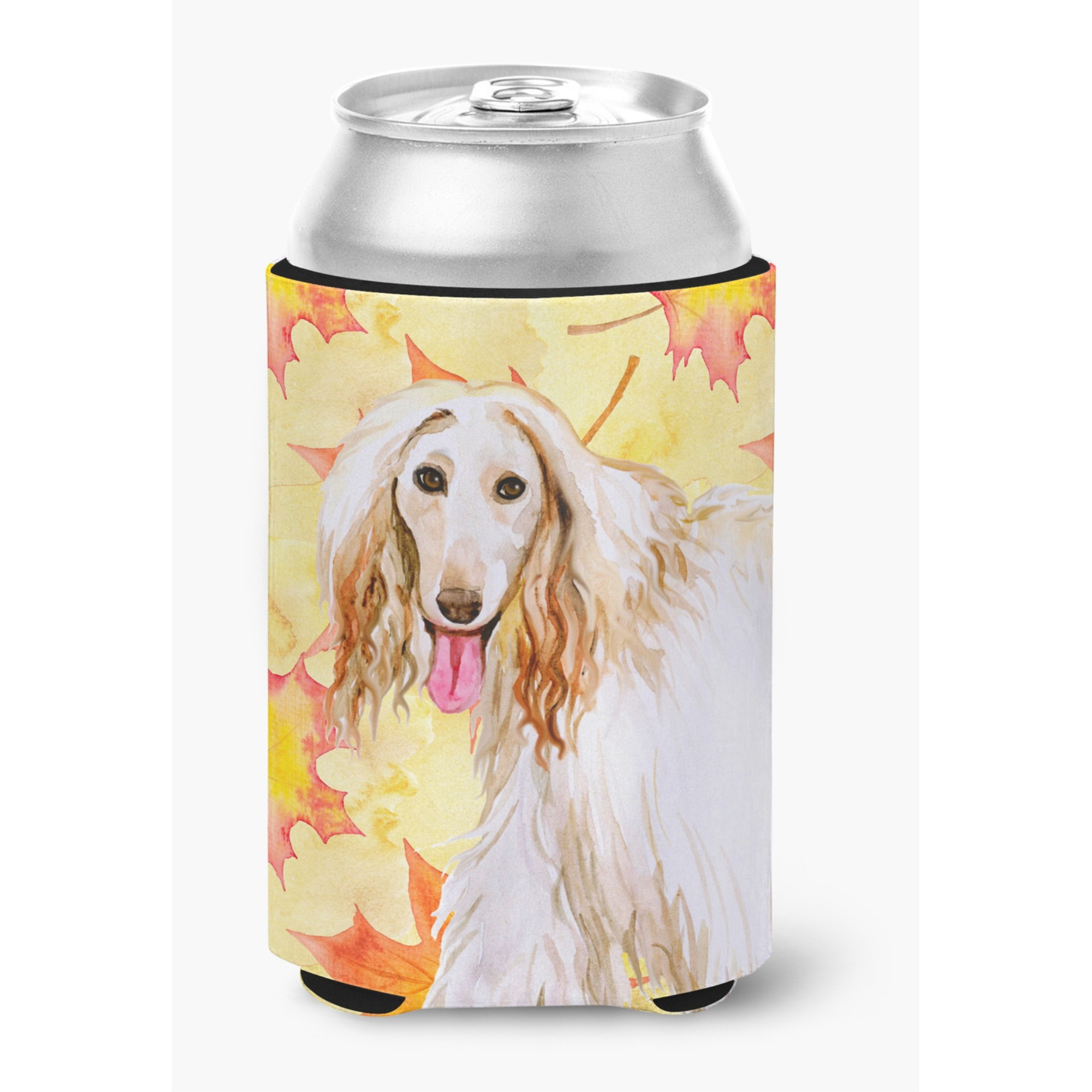 &quotCaroline's Treasures Afghan Hound Fall Decorative Can Hugger, Multicolor"