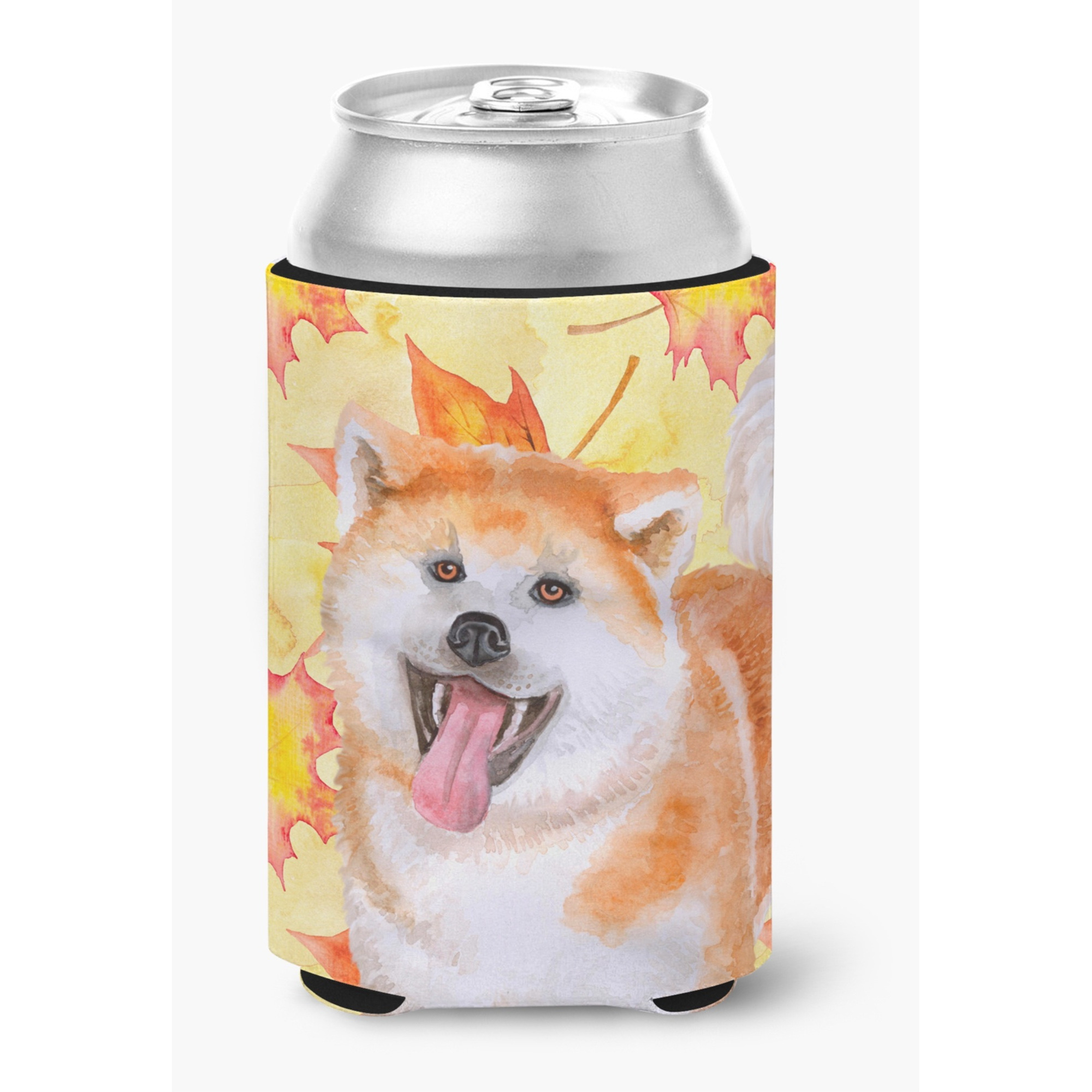 &quotCaroline's Treasures Akita Fall Decorative Can Hugger, Multicolor"