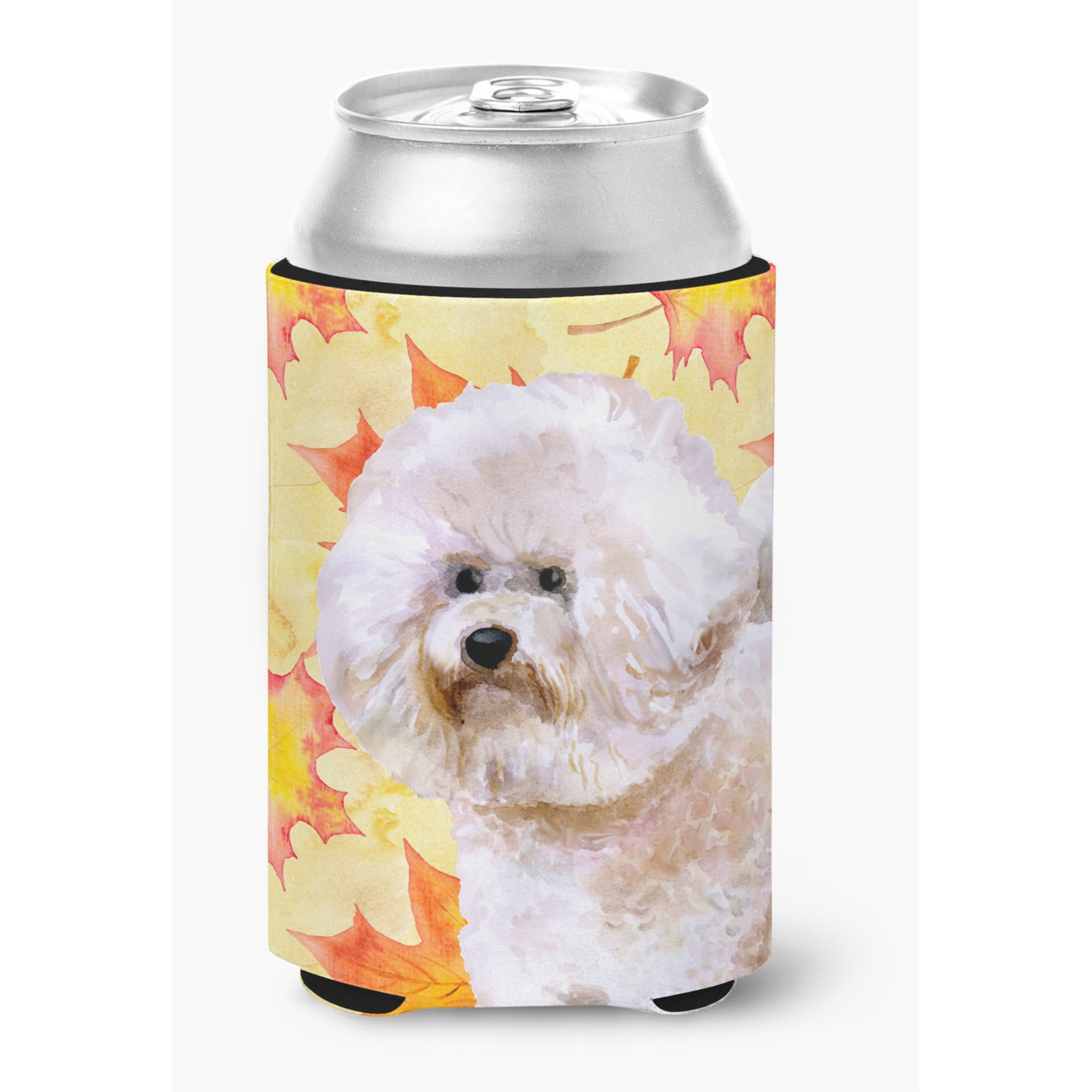 &quotCaroline's Treasures Bichon Frise 2 Fall Decorative Can Hugger, Multicolor"