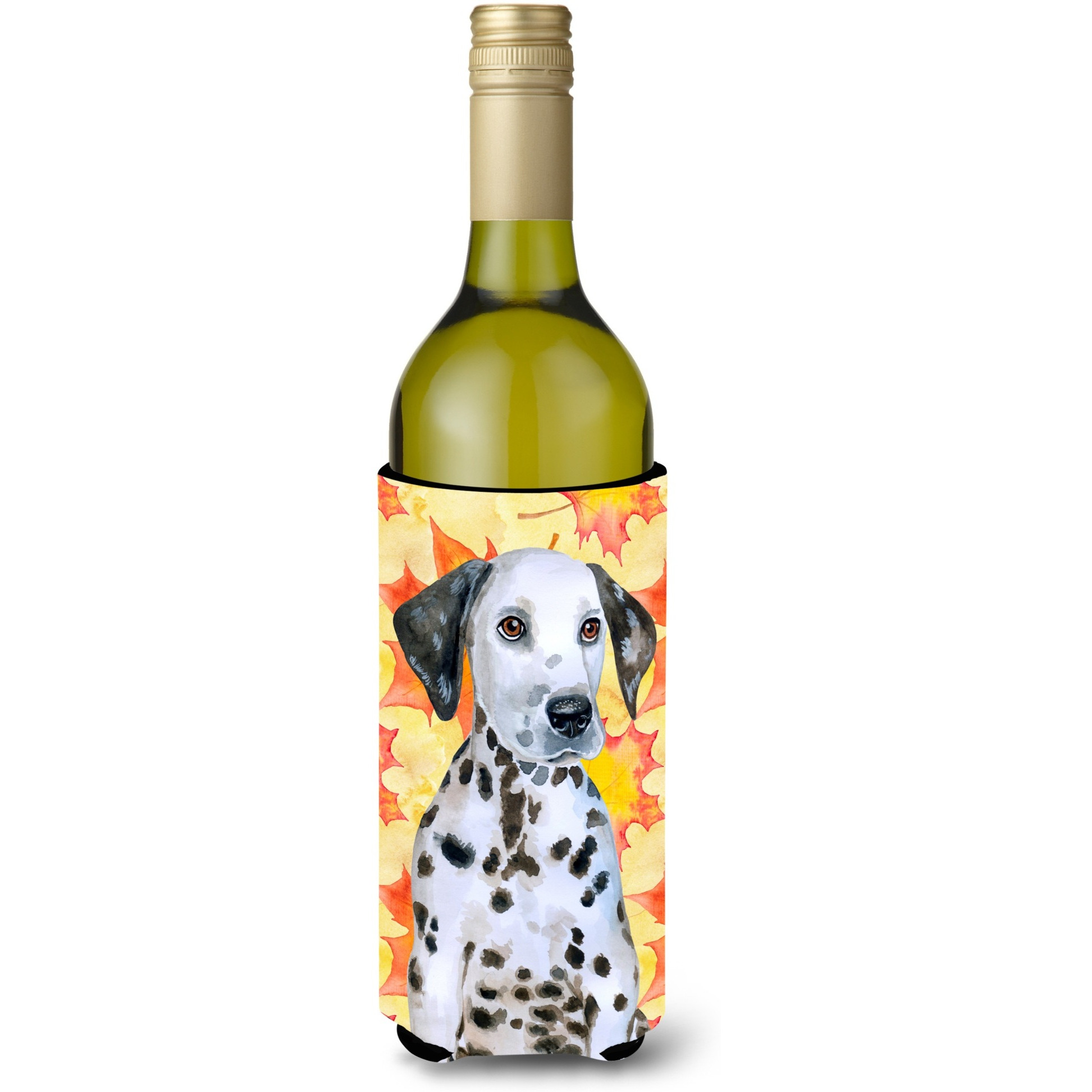 &quotCaroline's Treasures Dalmatian Puppy Fall Decorative Bottle Hugger, 750ml, Multicolor"