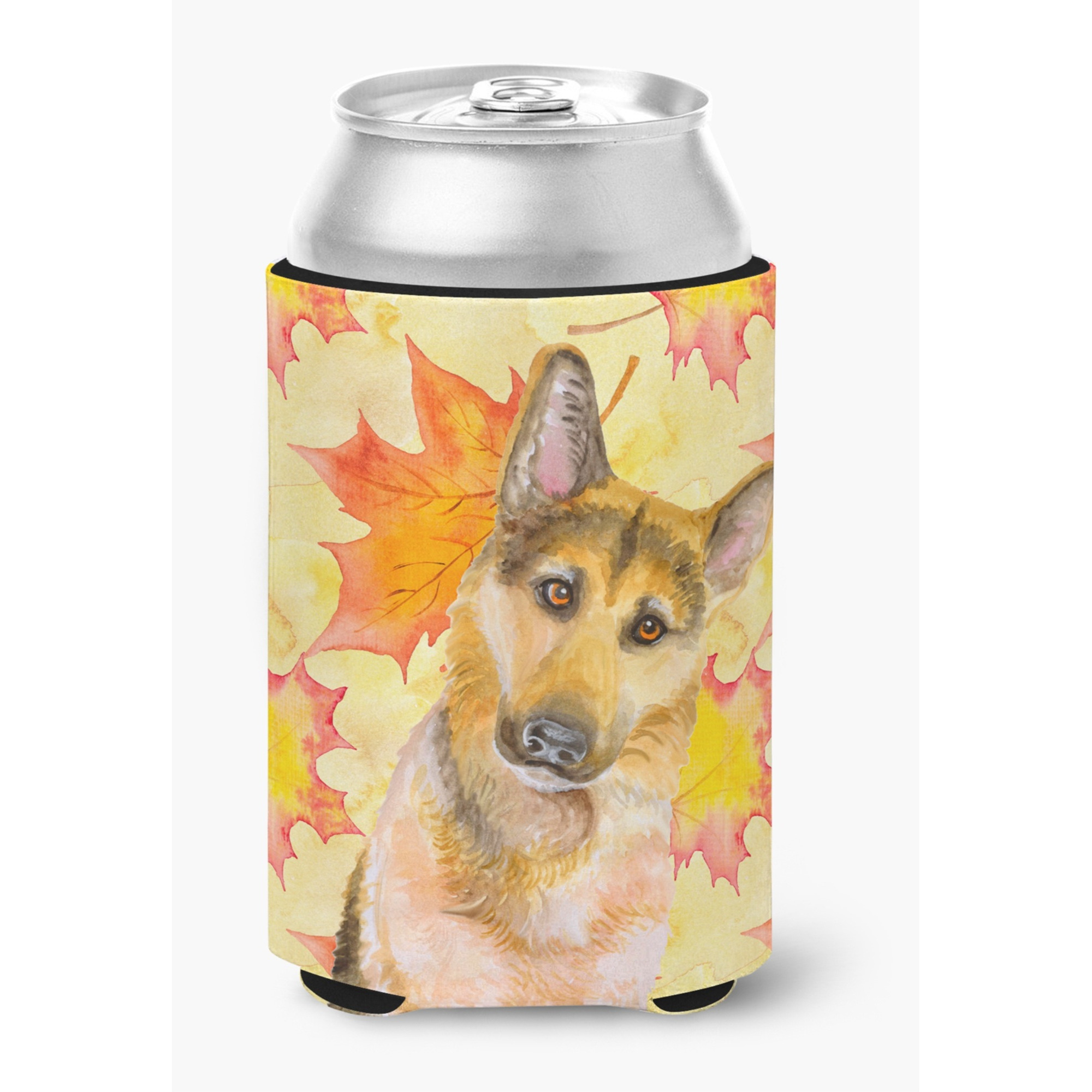 &quotCaroline's Treasures German Shepherd 2 Fall Decorative Can Hugger, Multicolor"