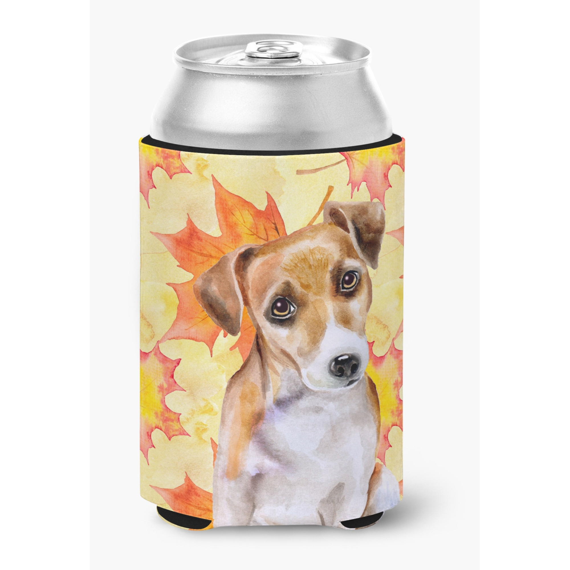 &quotCaroline's Treasures Jack Russell Terrier 2 Fall Decorative Can Hugger, Multicolor"