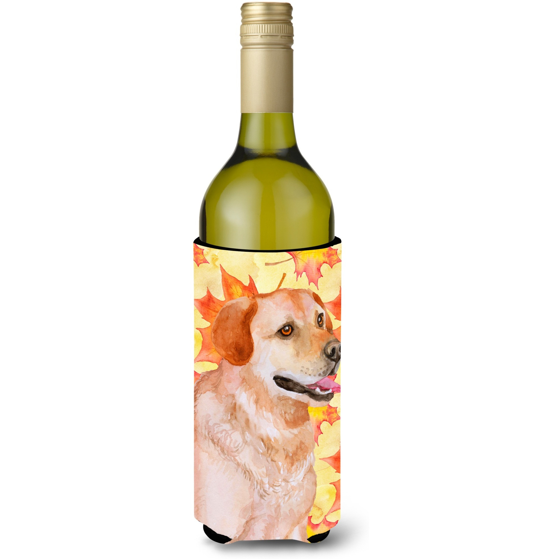 &quotCaroline's Treasures Labrador Retriever Fall Decorative Bottle Hugger, 750ml, Multicolor"
