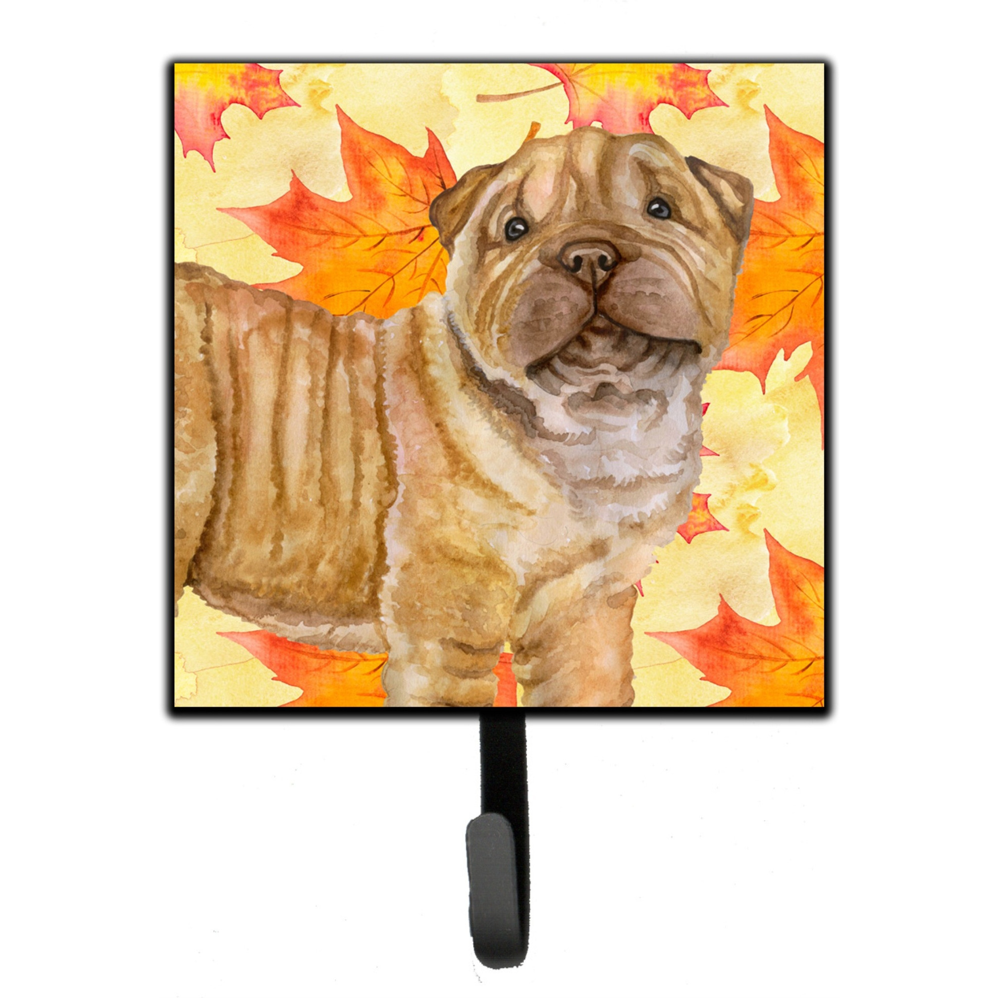 &quotCaroline's Treasures Shar Pei Puppy Fall Wall Hook, Small, Multicolor"