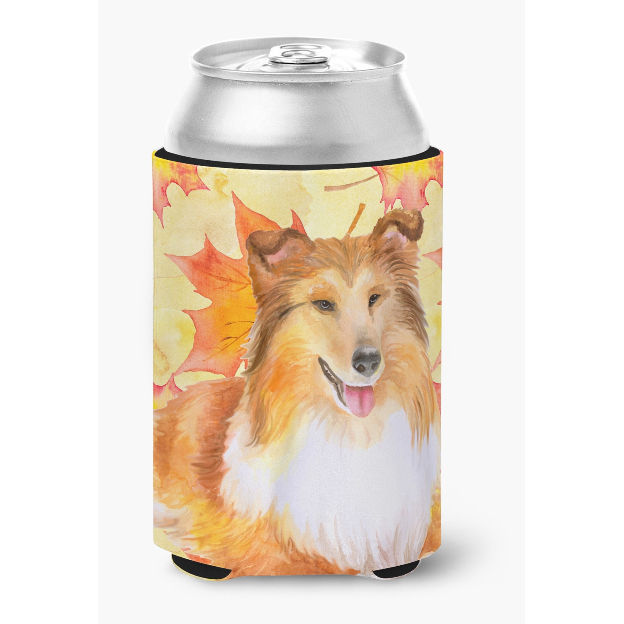&quotCaroline's Treasures Sheltie Fall Decorative Can Hugger, Multicolor"