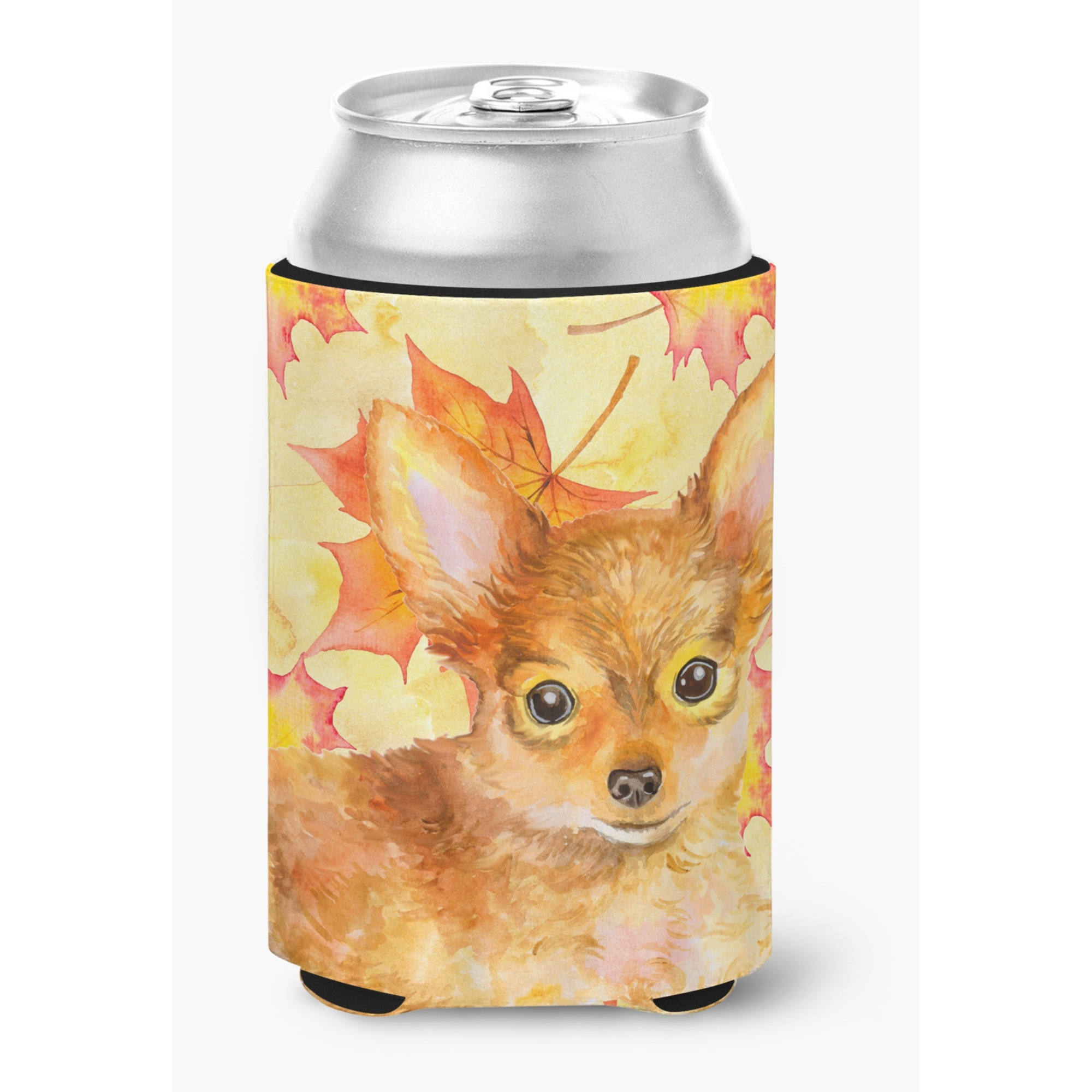 &quotCaroline's Treasures Toy Terrier Fall Decorative Can Hugger, Multicolor"