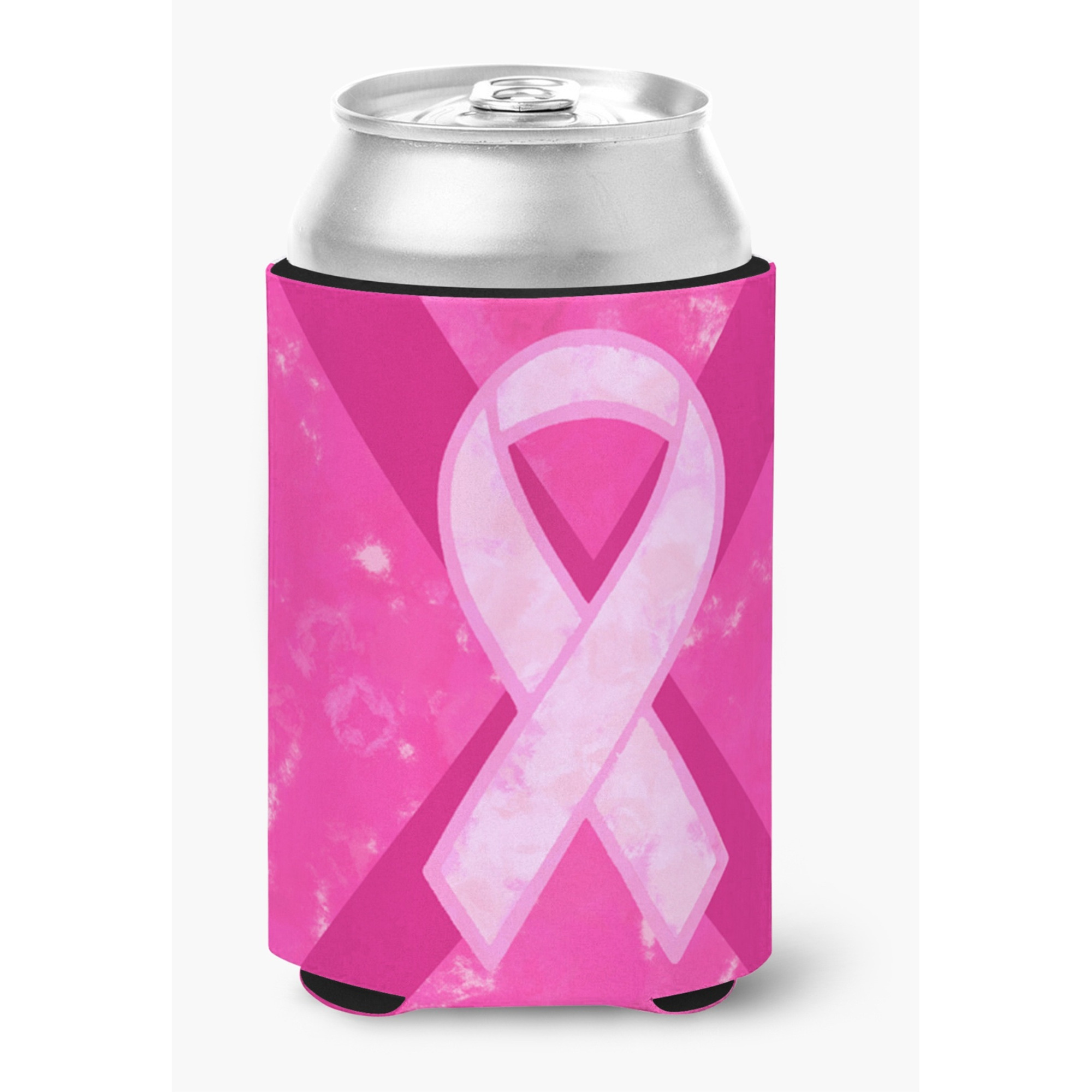 Breast Cancer Battle Flag Can or Bottle Beverage Insulator Hugger