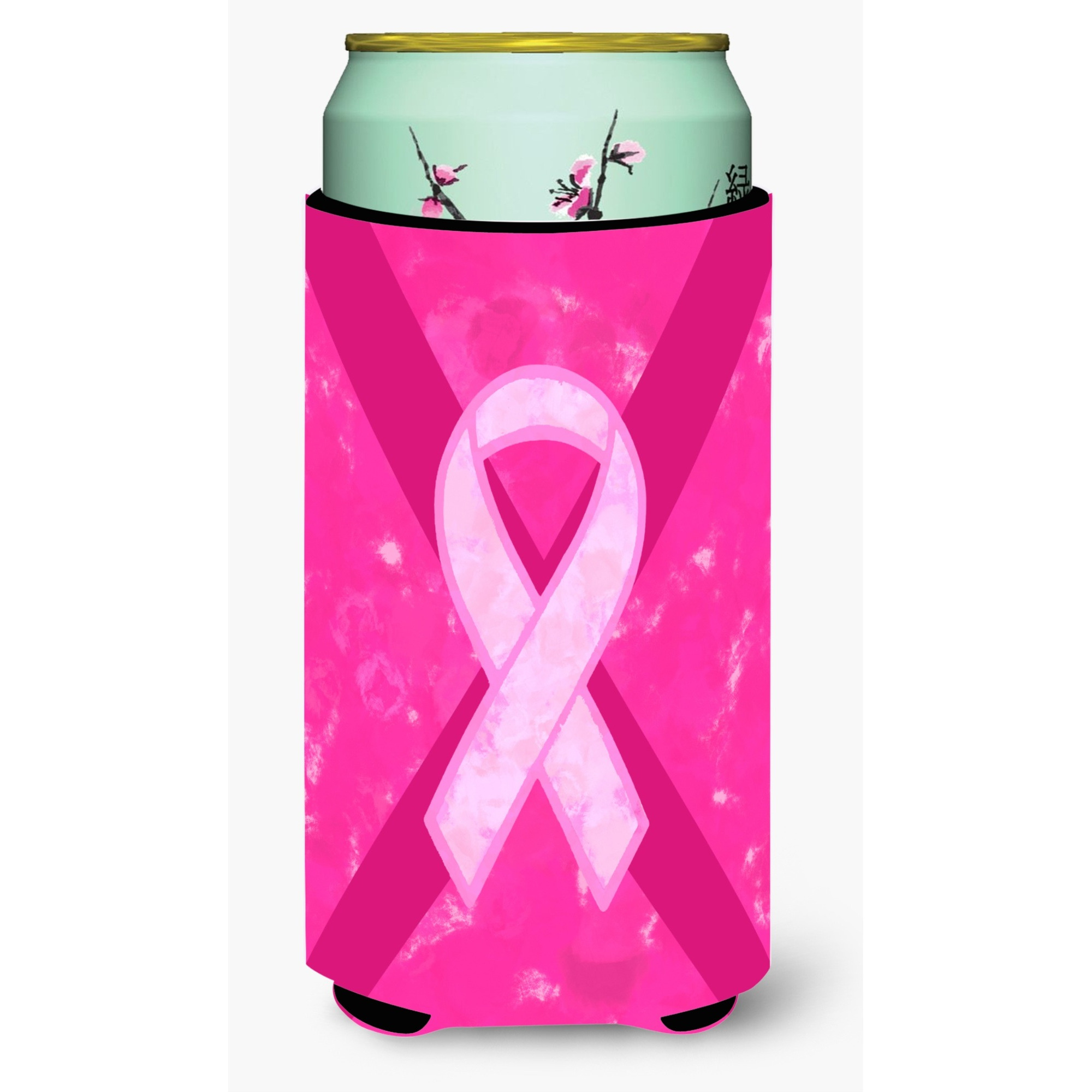 Breast Cancer Battle Flag  Tall Boy Beverage Insulator Beverage Insulator Hugger
