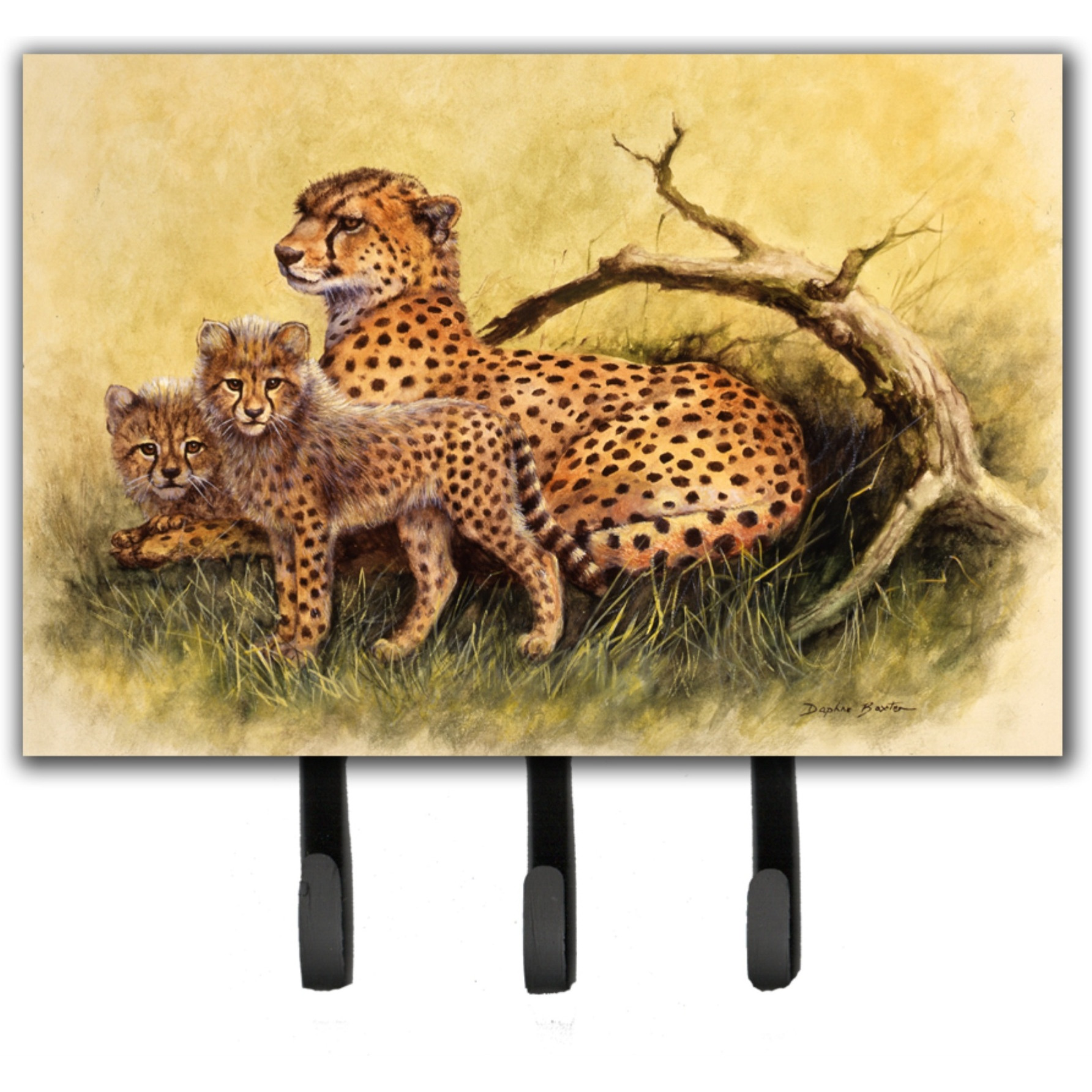 &quotCaroline's Treasures Cheetahs by Daphne Baxter Leash or Key Holder BDBA0113TH68, Triple"