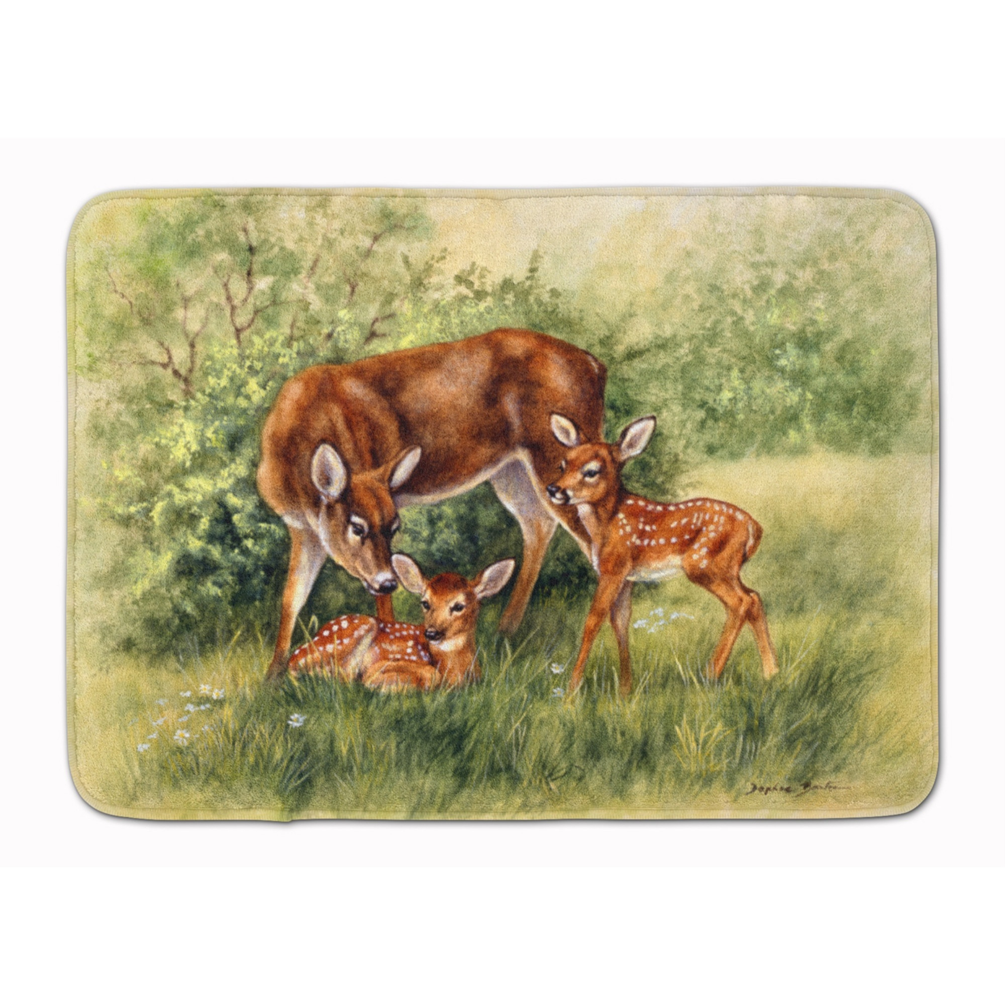&quotCaroline's Treasures Deer by Daphne Baxter Floor Mat, 19"" x 27"", Multicolor"