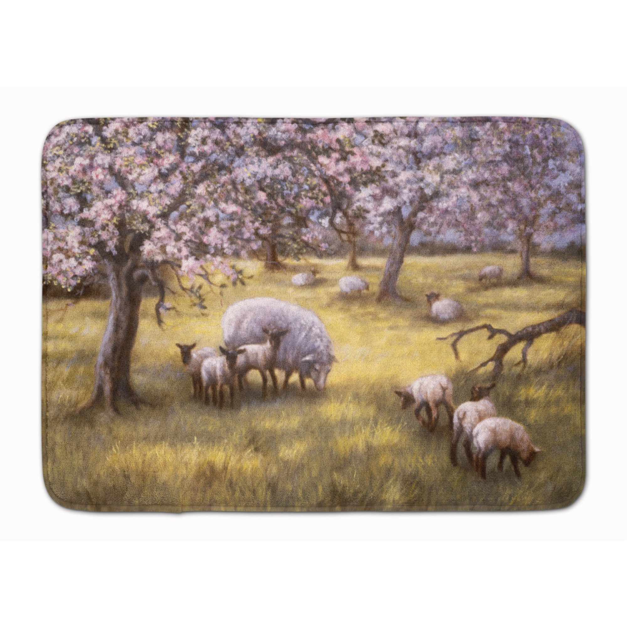 &quotCaroline's Treasures Sheep by Daphne Baxter Floor Mat, 19"" x 27"", Multicolor"