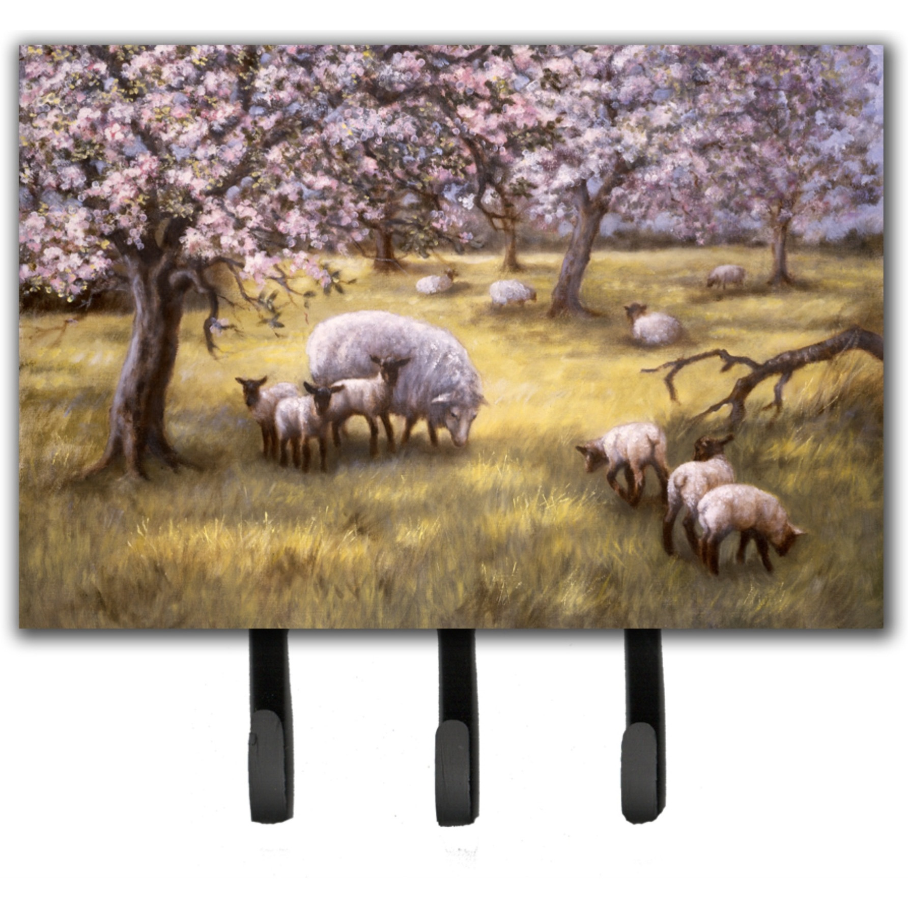 &quotCaroline's Treasures Sheep by Daphne Baxter Leash or Key Holder BDBA0133TH68, Triple, Multicolor"
