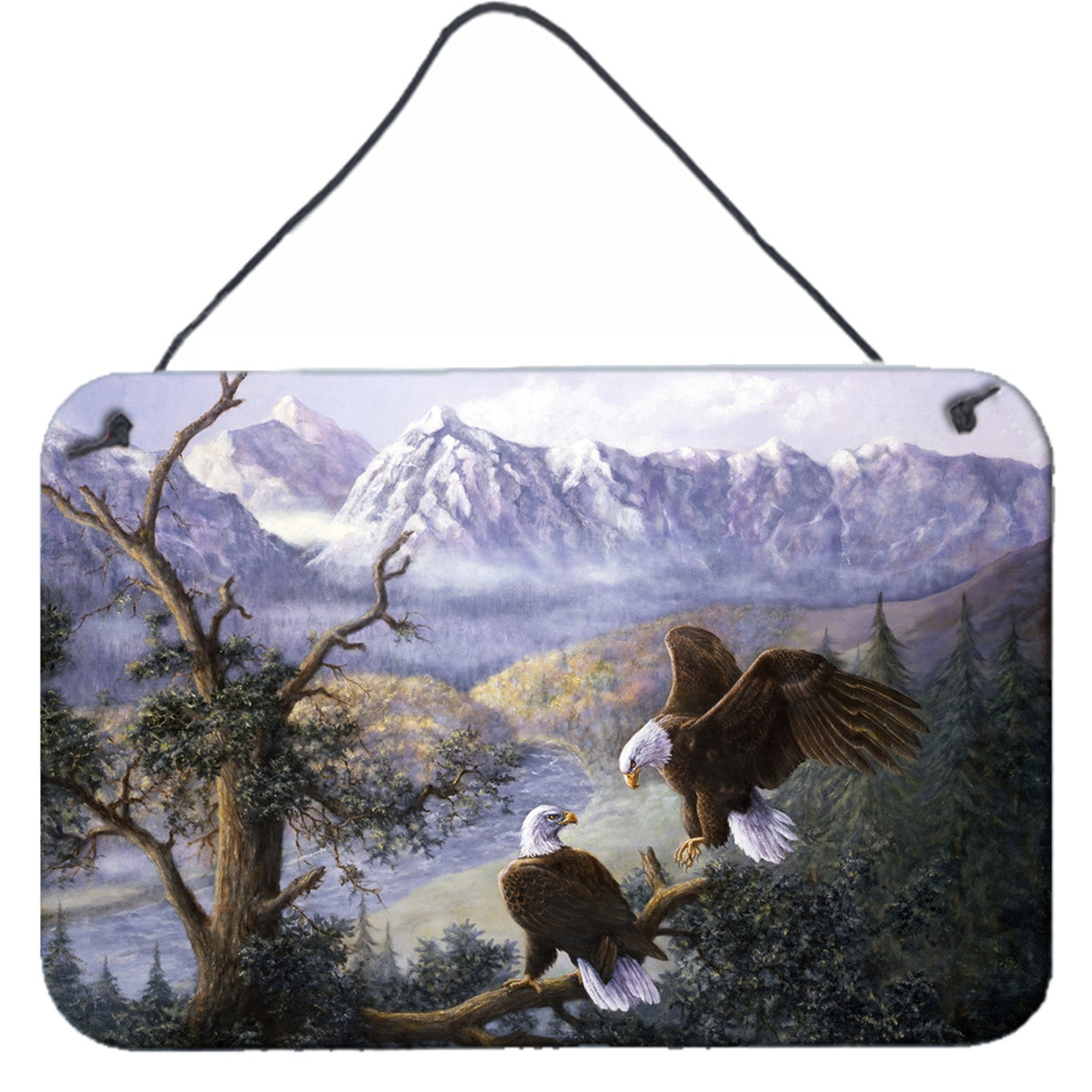 &quotCaroline's Treasures Eagles by Daphne Baxter Wall or Door Hanging Prints BDBA0153DS812, 8HX12W"