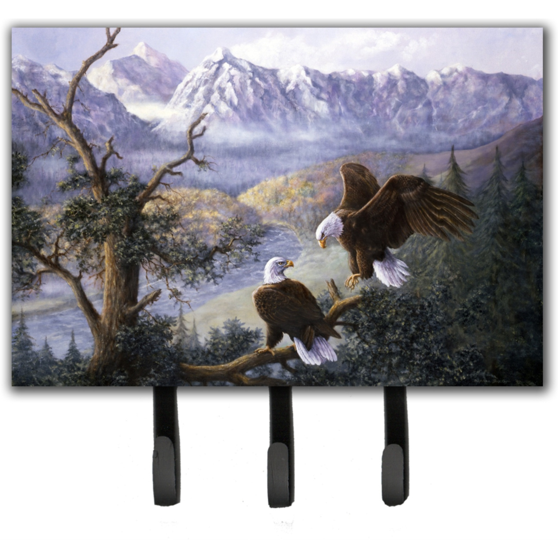 &quotCaroline's Treasures Eagles by Daphne Baxter Leash or Key Holder BDBA0153TH68, Triple"