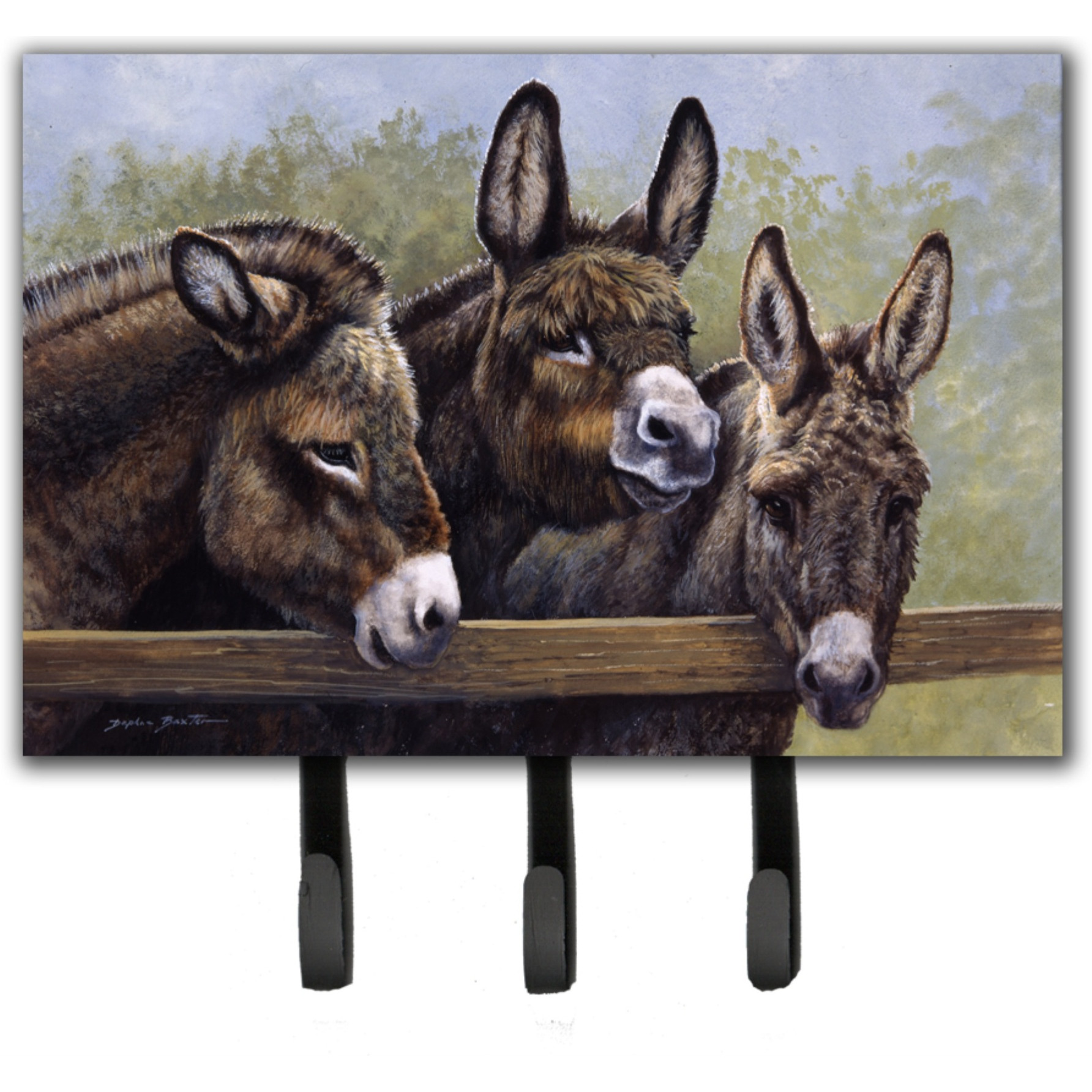 &quotCaroline's Treasures Donkeys by Daphne Baxter Leash or Key Holder BDBA0235TH68, Triple"