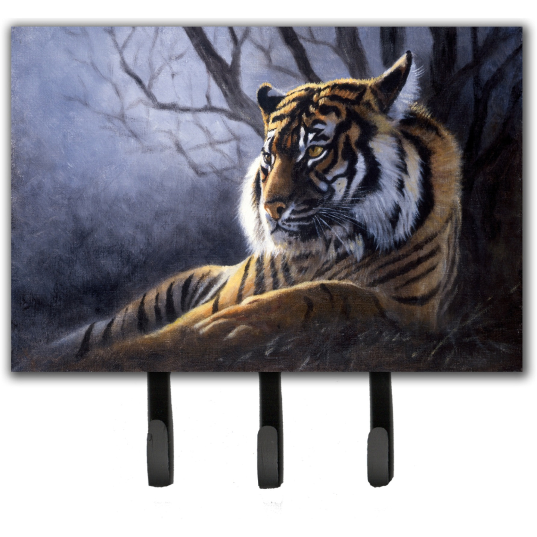 &quotCaroline's Treasures Bengal Tiger by Daphne Baxter Leash or Key Holder BDBA0251TH68, Triple, Multicolor"