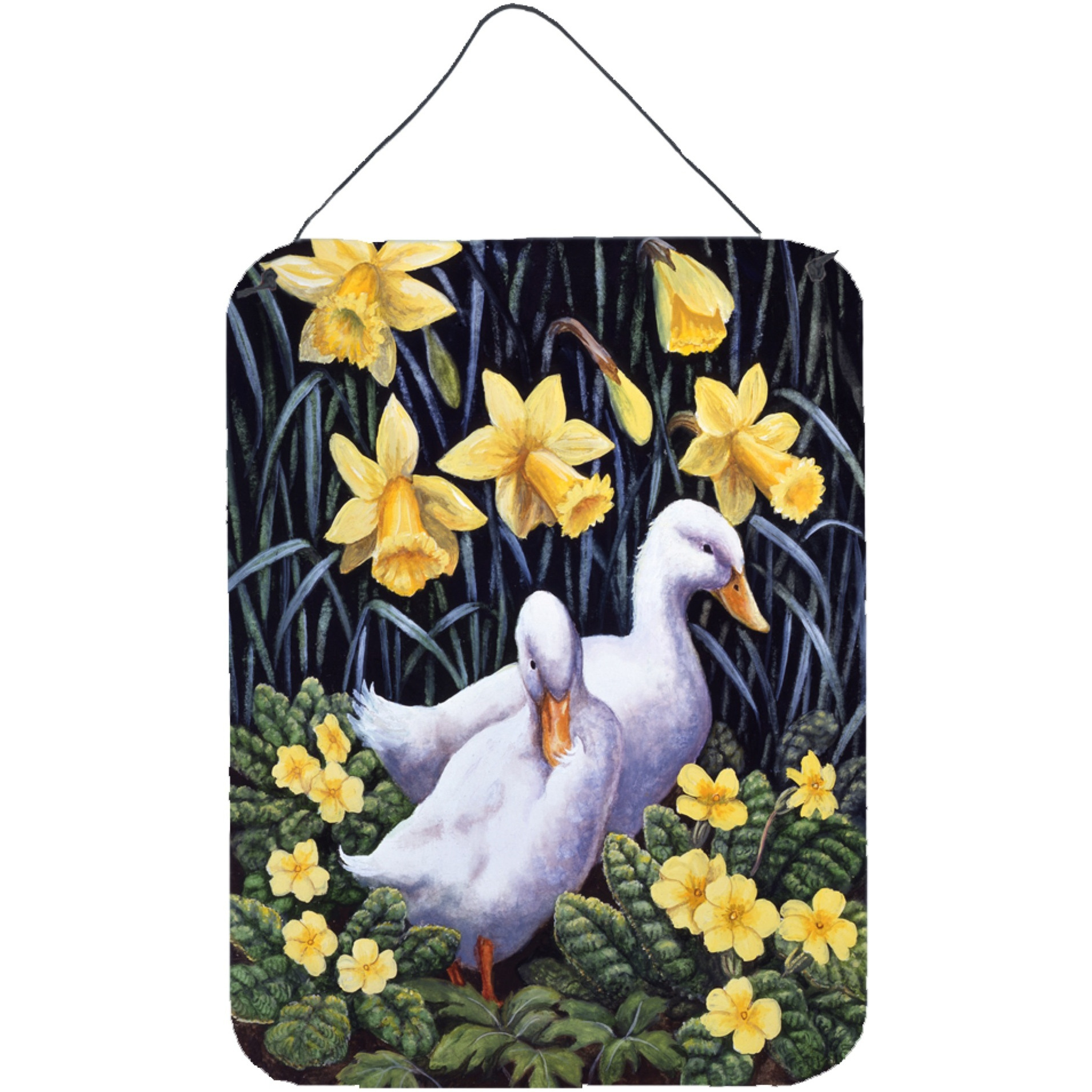 &quotCaroline's Treasures Ducks by Daphne Baxter Wall or Door Hanging Prints BDBA0279DS1216, 16"&quotH x 12"&quotW, Multicolor"