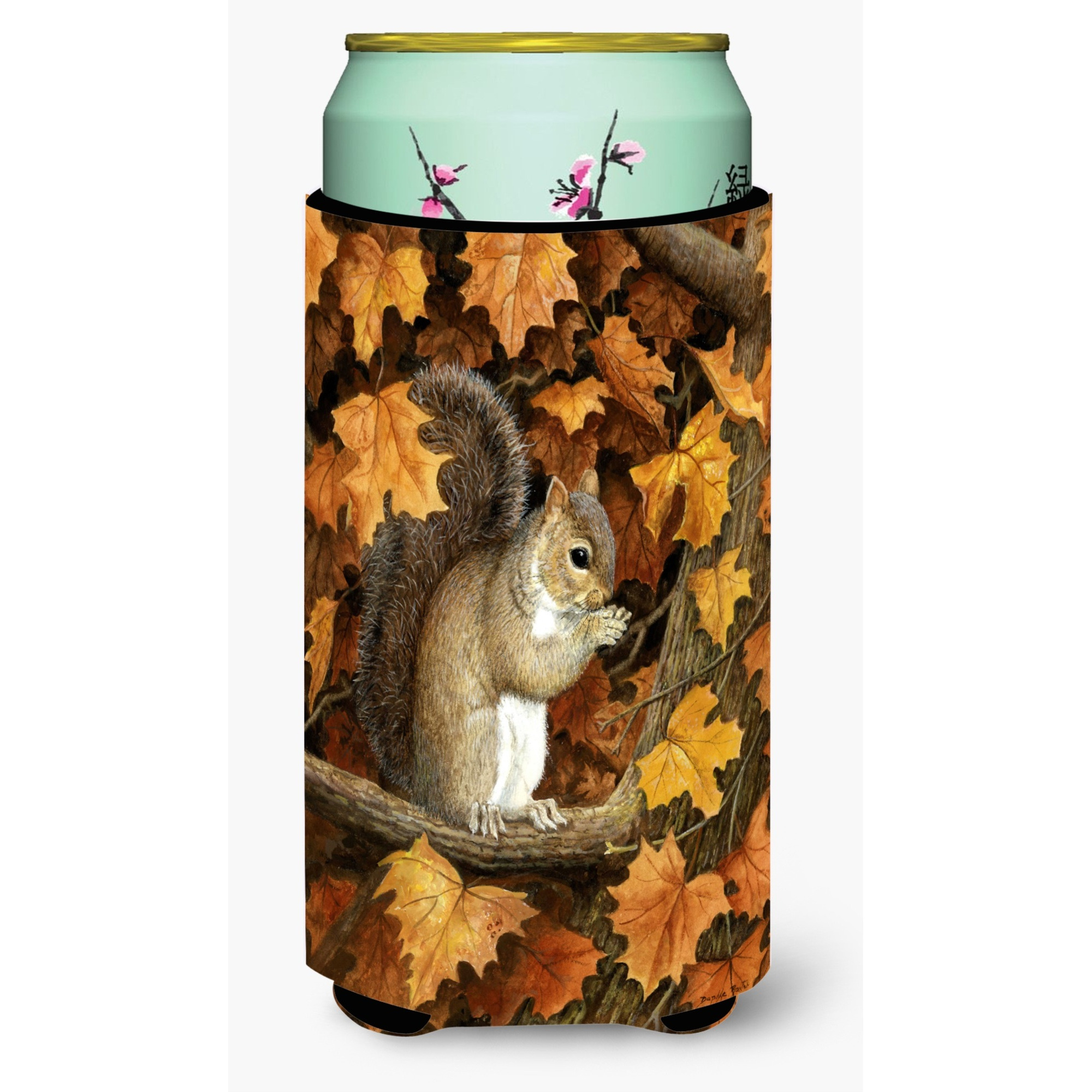 &quotCaroline's Treasures BDBA0388TBC "&quotAutumn Grey Squirrel by Daphne Baxter"" Tall Boy Beverage Insulator Hugger, Multicolor"
