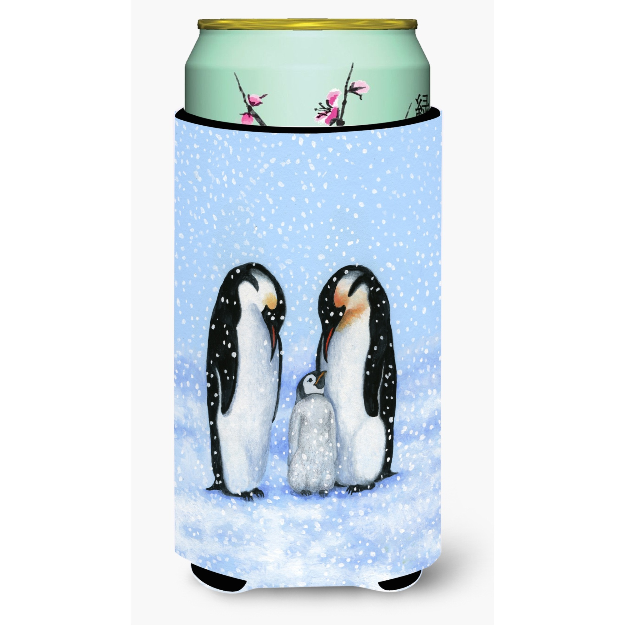 &quotCaroline's Treasures BDBA0427TBC "&quotPenguin Family by Daphne Baxter"" Tall Boy Beverage Insulator Hugger, Multicolor"