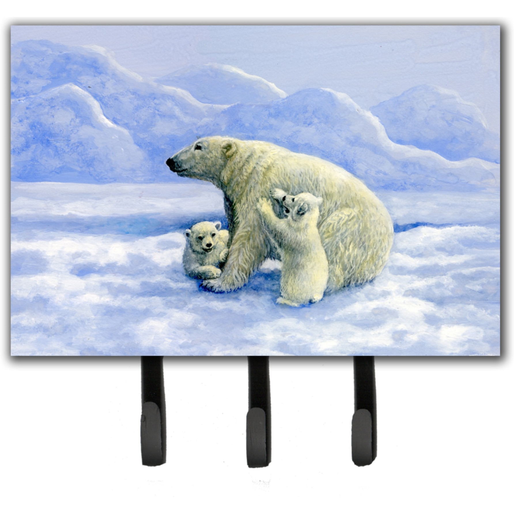 &quotCaroline's Treasures Polar Bears by Daphne Baxter Leash or Key Holder BDBA0428TH68, Triple"