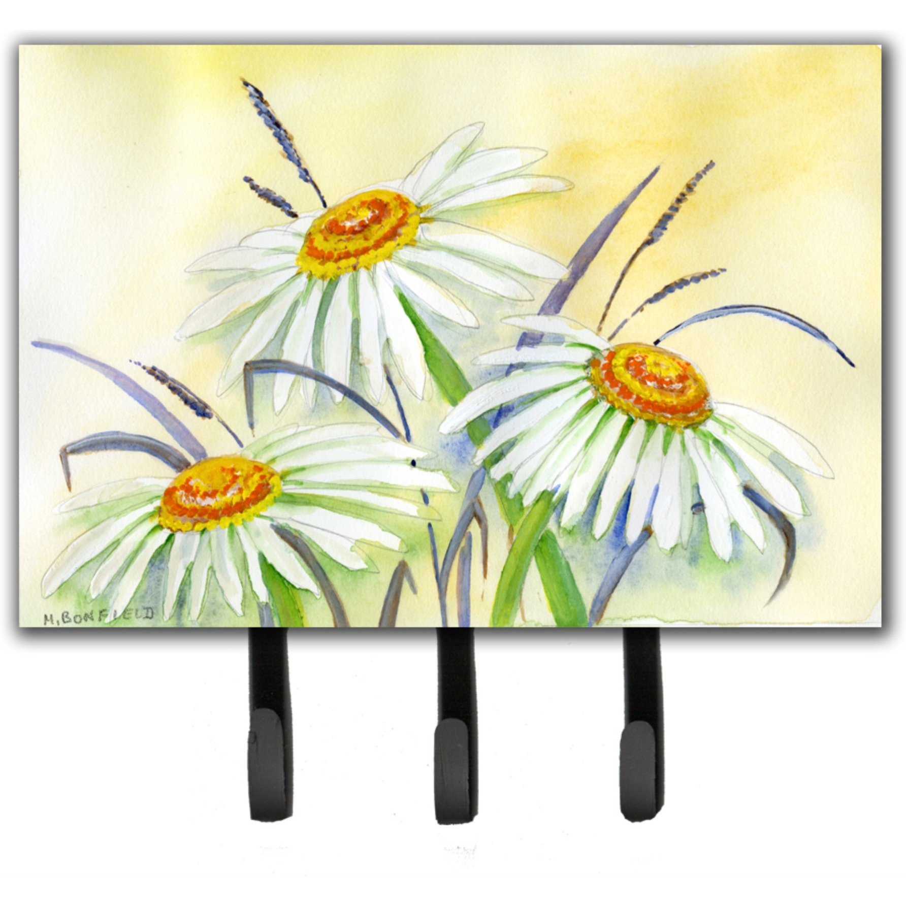 &quotCaroline's Treasures BMBO1108TH68 Daisies by Maureen Bonfield Leash or Key Holder, Large, Multicolor"