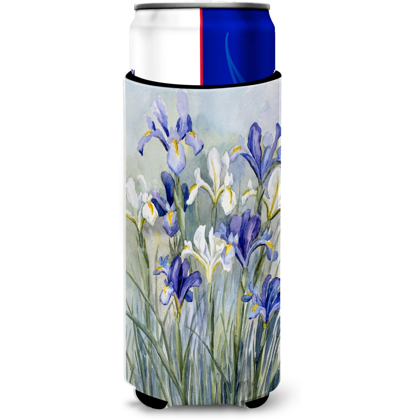 &quotCaroline's Treasures Iris by Bettie Chessman Michelob for Slim Cans, Multicolor"