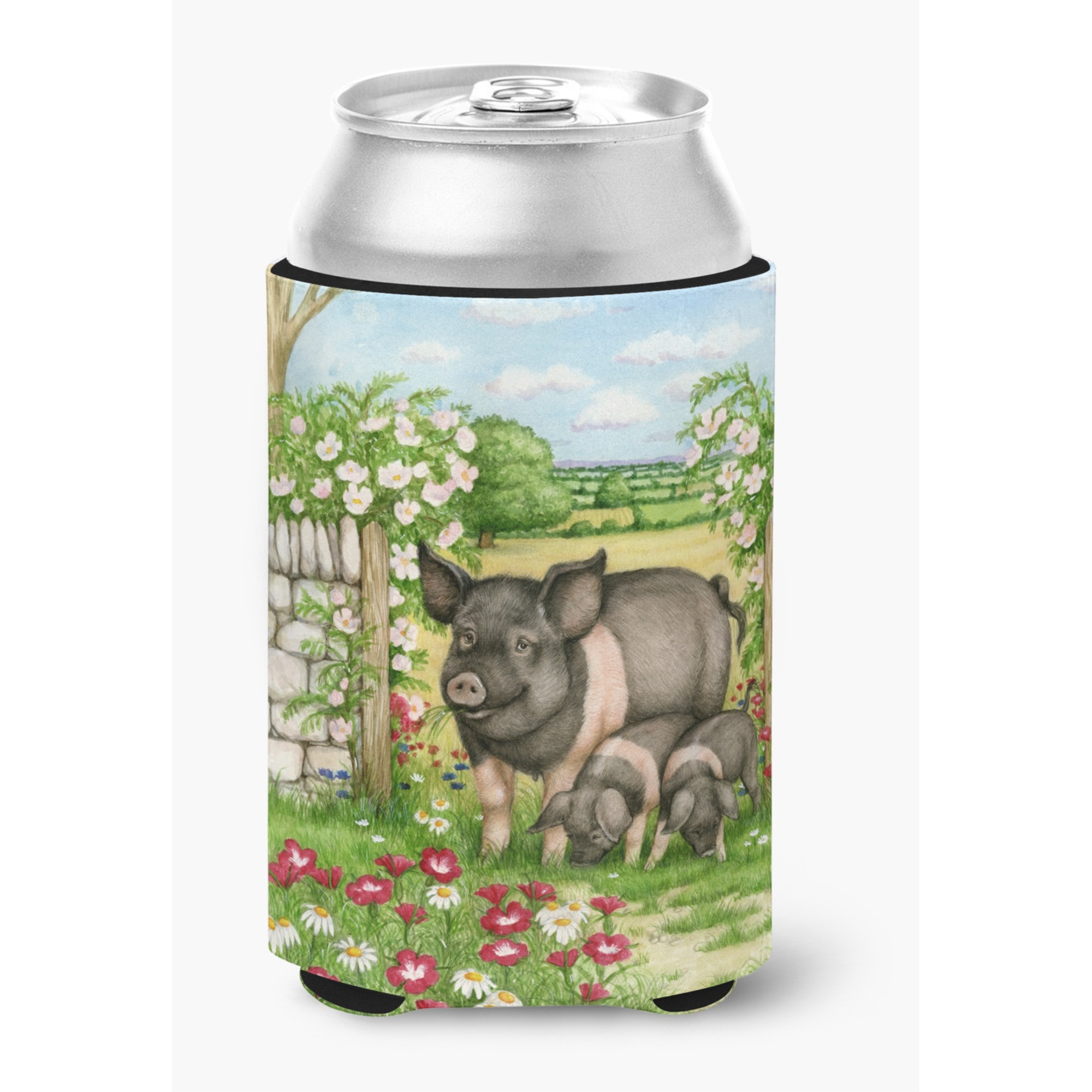 &quotCaroline's Treasures CDCO0375CC &quot&quotPigs Rosie and Piglets&quot&quot Can or Bottle Hugger, Multicolor&quot