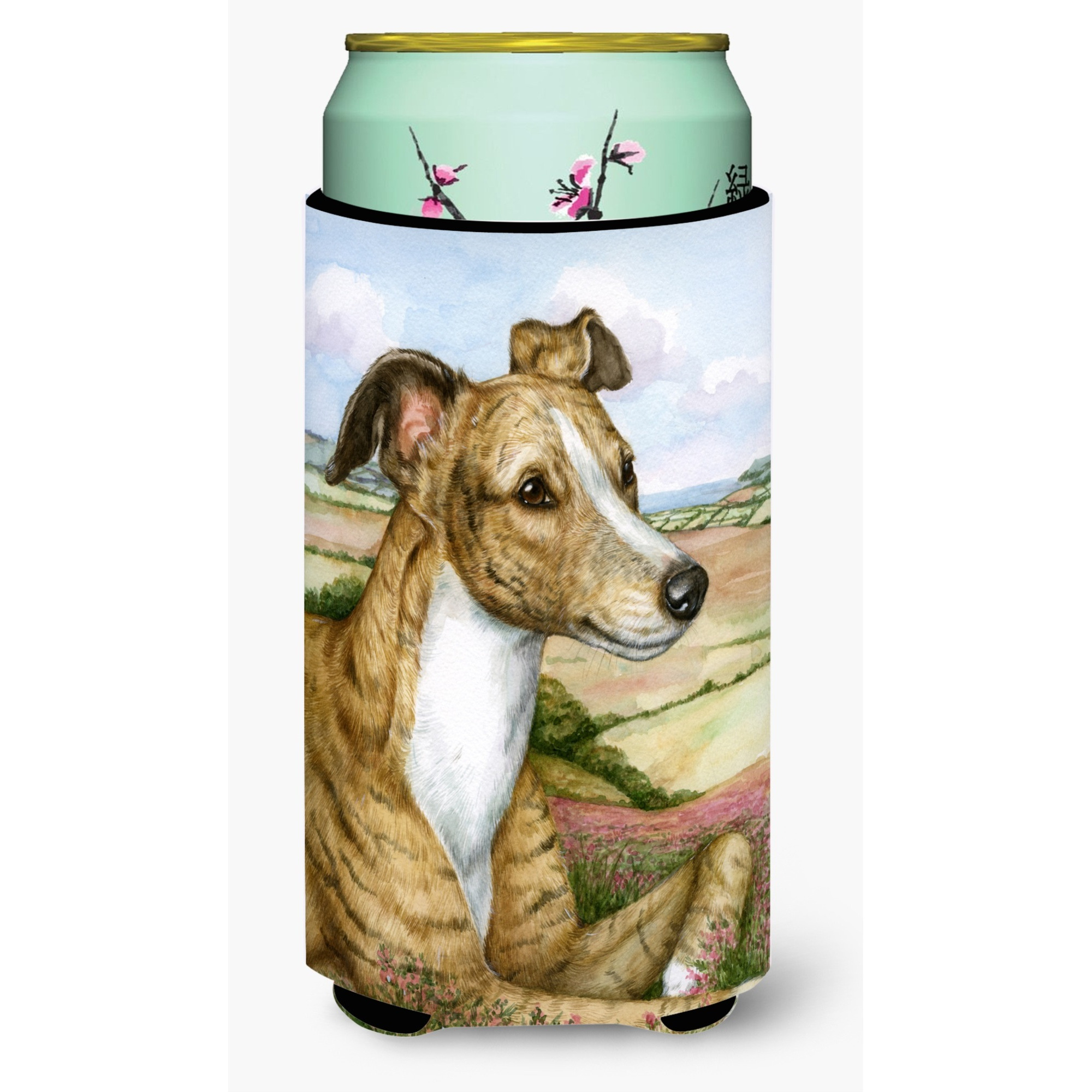 &quotCaroline's Treasures Lurcher by Debbie Cook Tall Boy Koozie Hugger, Multicolor"