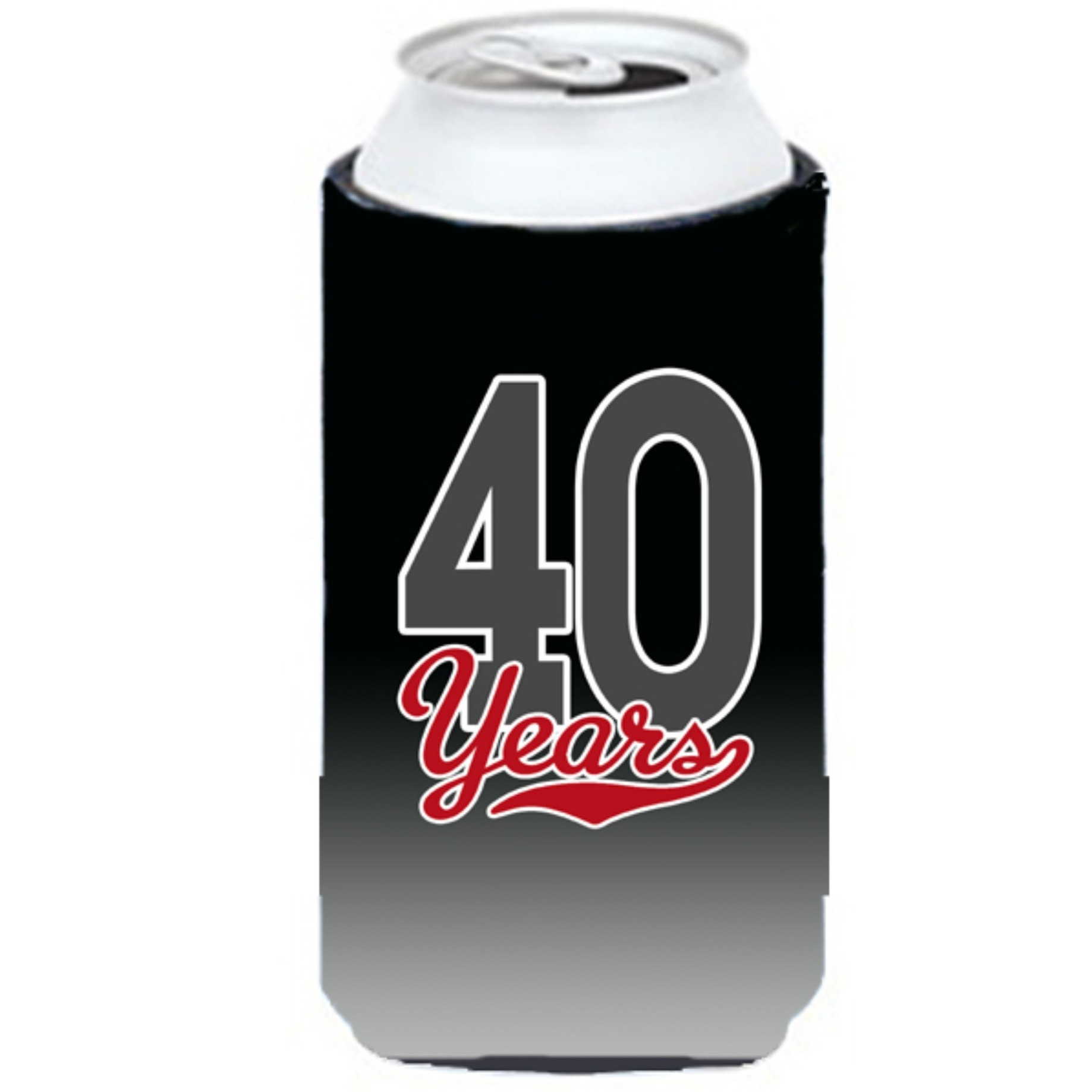 40 Years Tall Boy Beverage Insulator Hugger CJ1086TBC