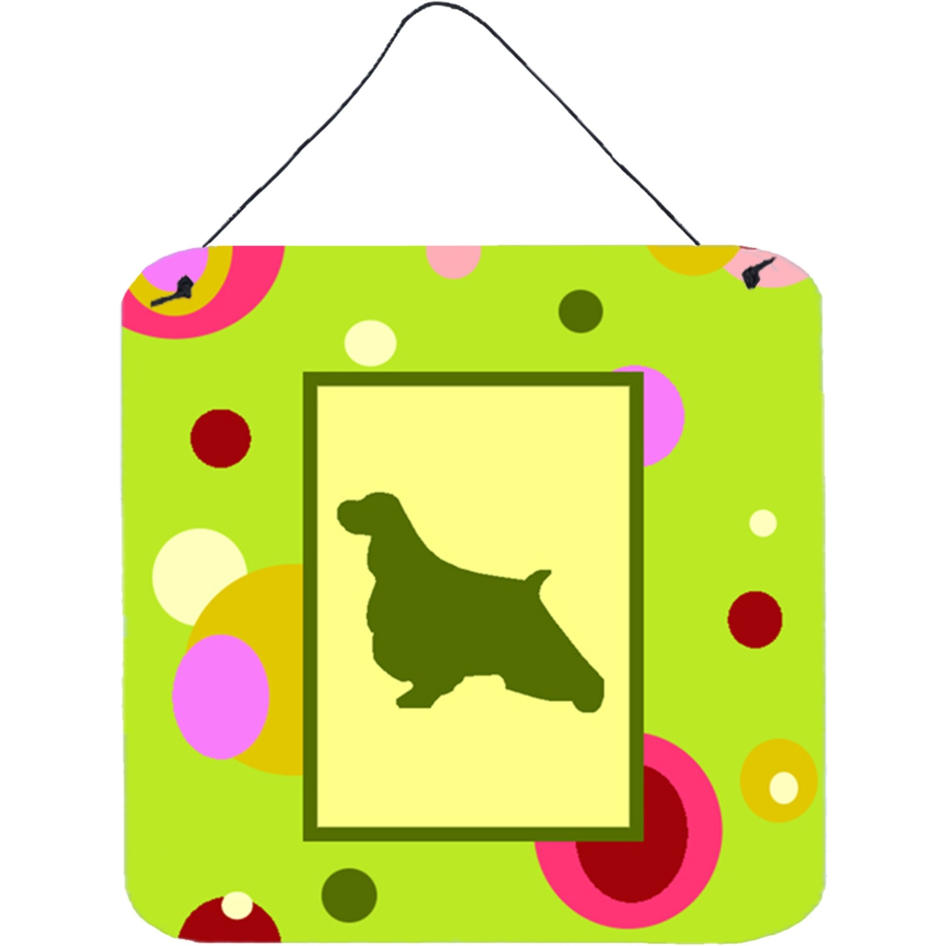 &quotCaroline's Treasures CK1029DS66 English Springer Spaniel Aluminum Metal Wall or Door Hanging Prints, 6 x 6"", Multicolor"