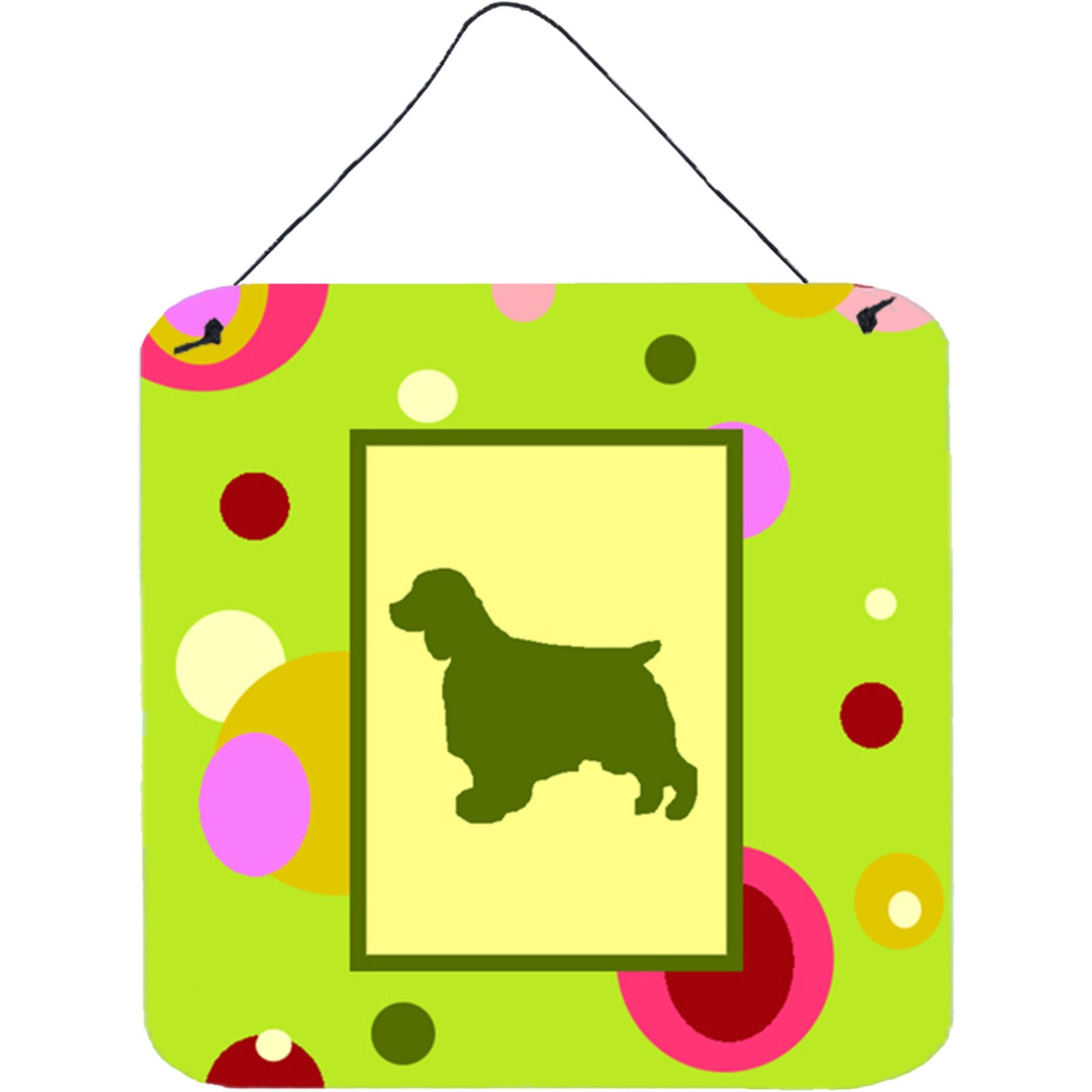 &quotCaroline's Treasures CK1064DS66 Welsh Springer Spaniel Aluminum Metal Wall or Door Hanging Prints, 6 x 6"", Multicolor"