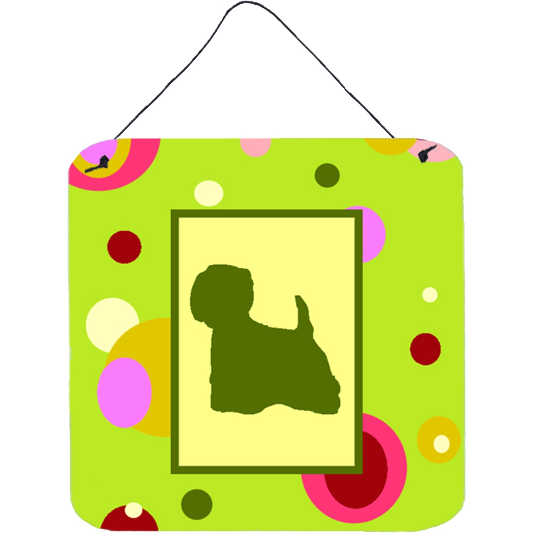 &quotCaroline's Treasures CK1065DS66 Westie Aluminum Metal Wall or Door Hanging Prints, 6 x 6"", Multicolor"