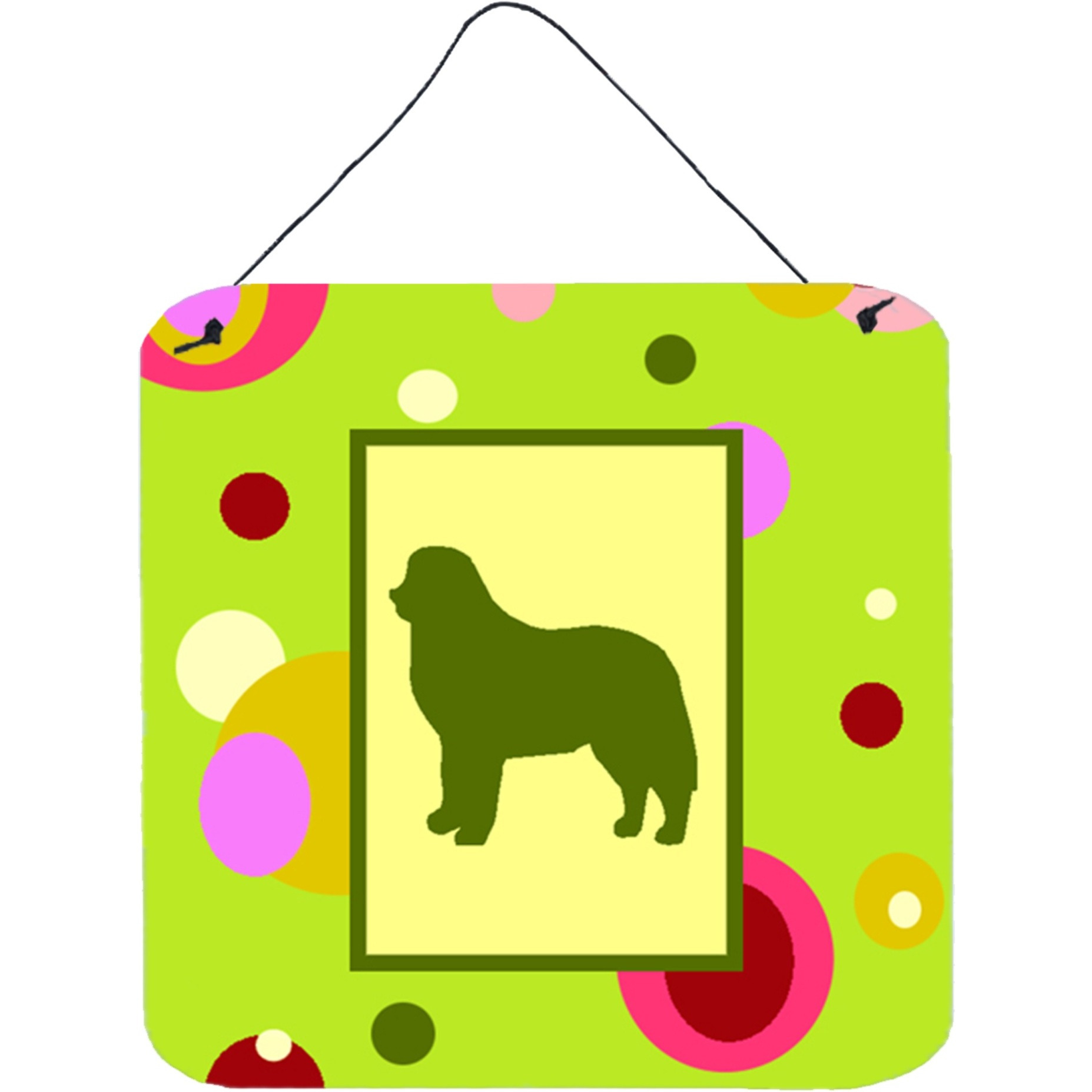 &quotCaroline's Treasures CK1117DS66 Bernese Mountain Dog Aluminum Metal Wall or Door Hanging Prints, 6 x 6"", Multicolor"