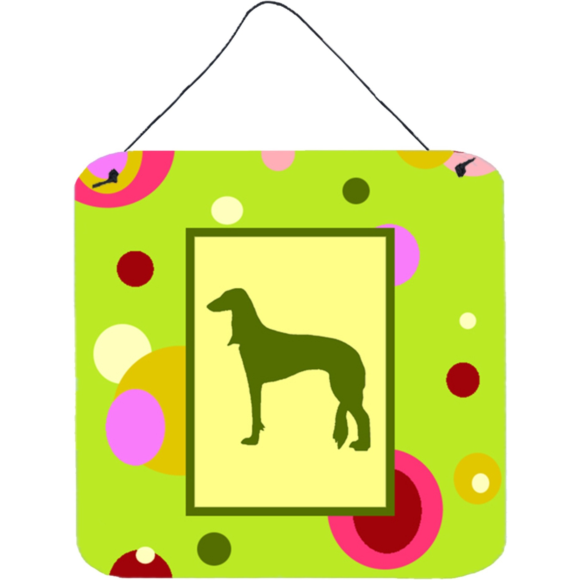 &quotCaroline's Treasures CK1146DS66 Saluki Aluminum Metal Wall or Door Hanging Prints, 6 x 6"", Multicolor"