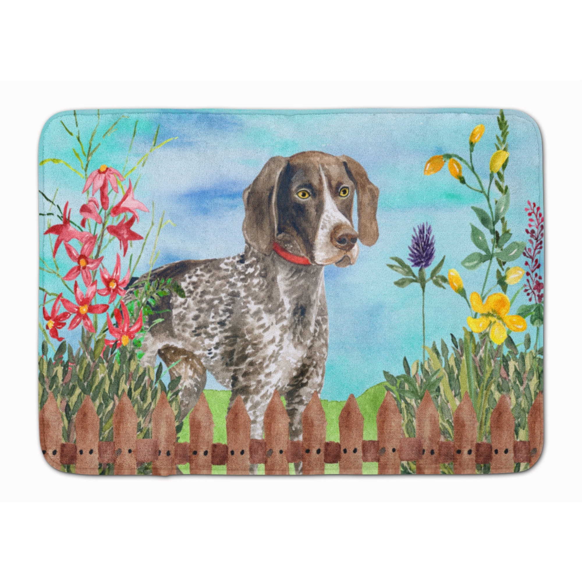 &quotCaroline's Treasures German Shorthaired Pointer Spring Floor Mat, 19"" x 27"", Multicolor"